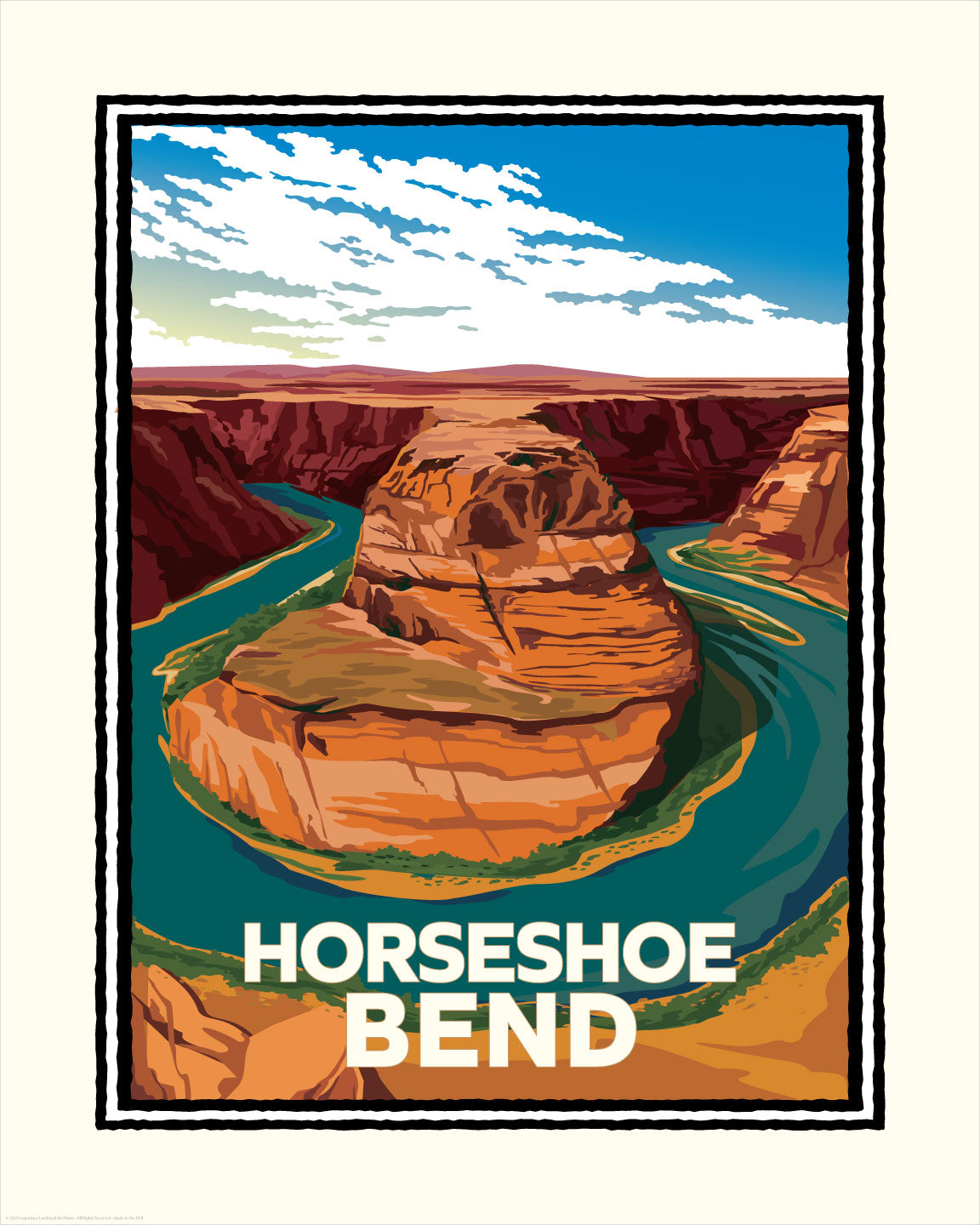 Horseshoe Bend — Arizona Art Print