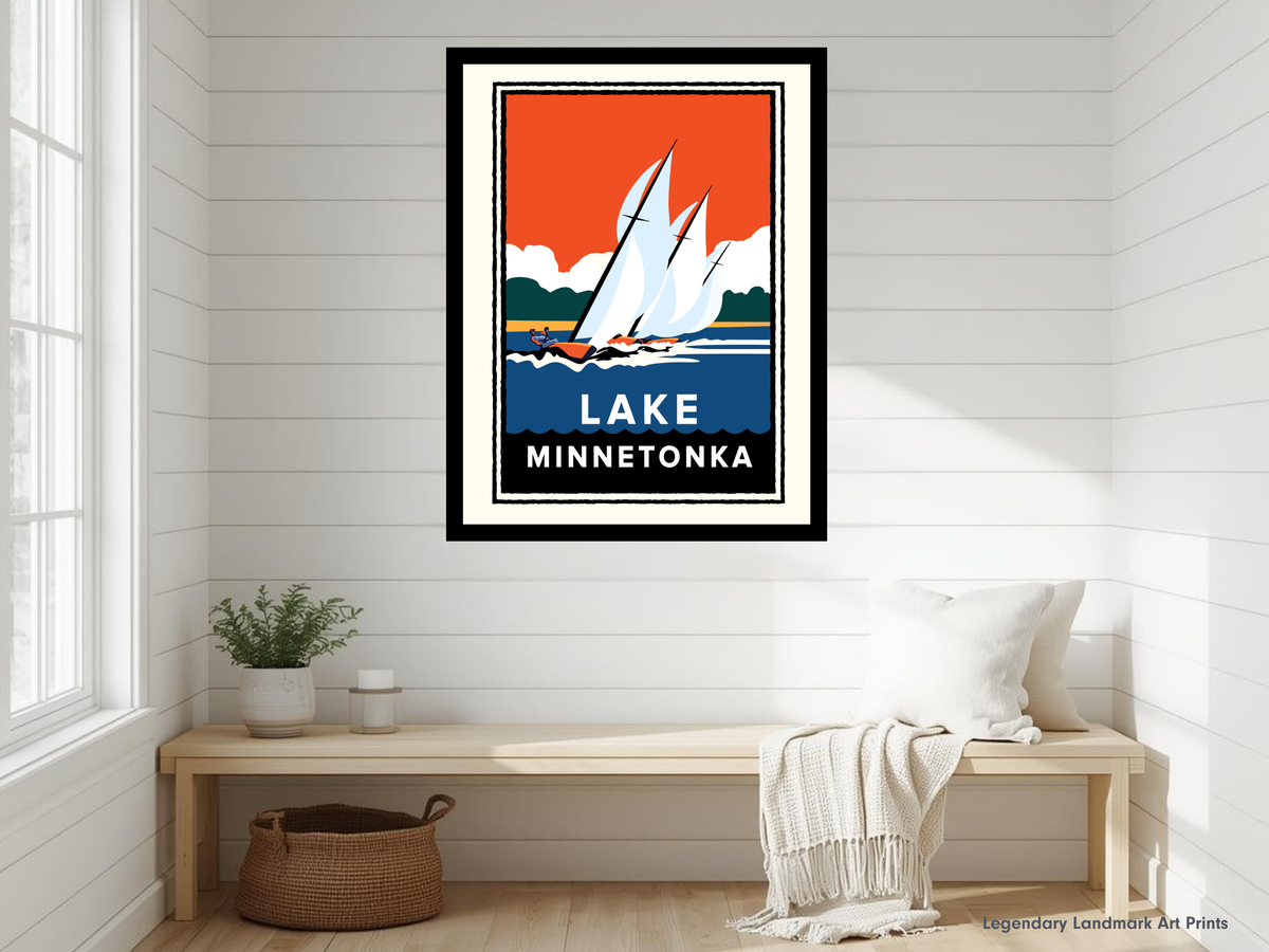 Lake Minnetonka Regatta — Minnesota Art Print
