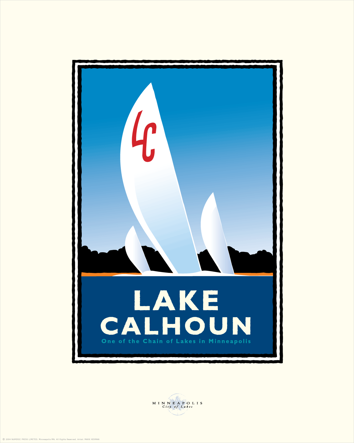 Lake Calhoun Art Print