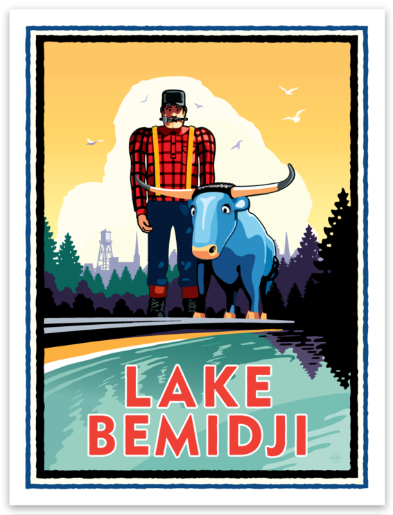 Lake Bemidji Sticker