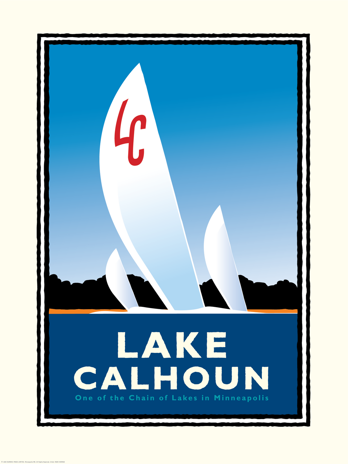 Lake Calhoun Art Print