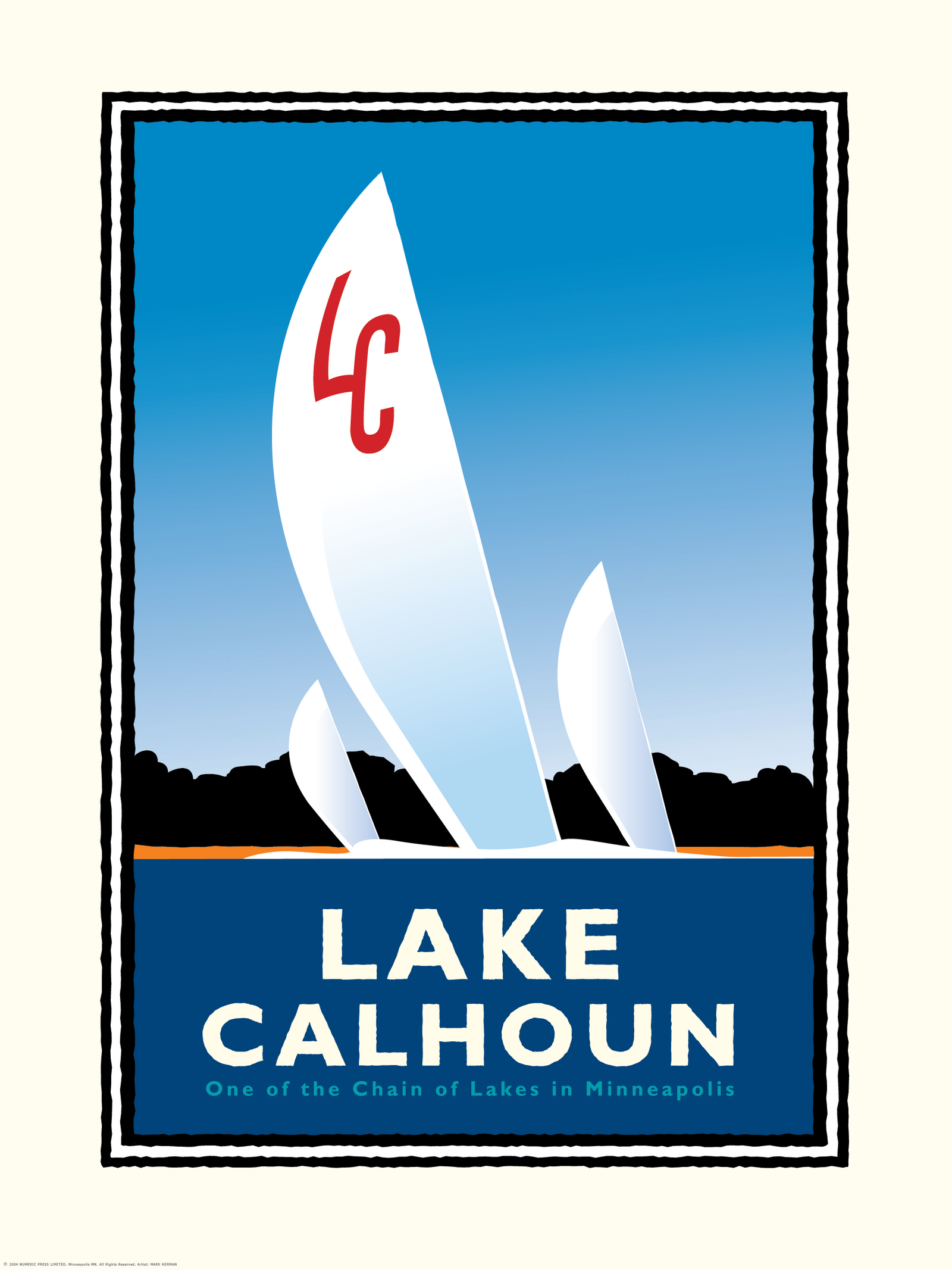 Lake Calhoun Art Print