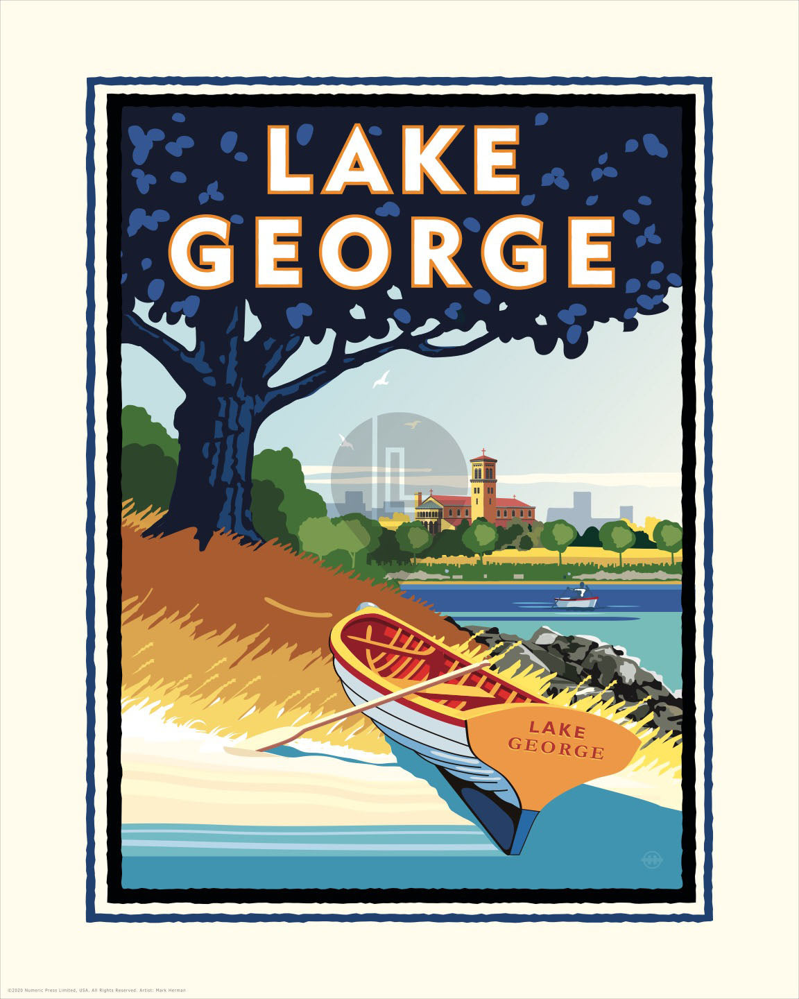 Lake George — Folded Card