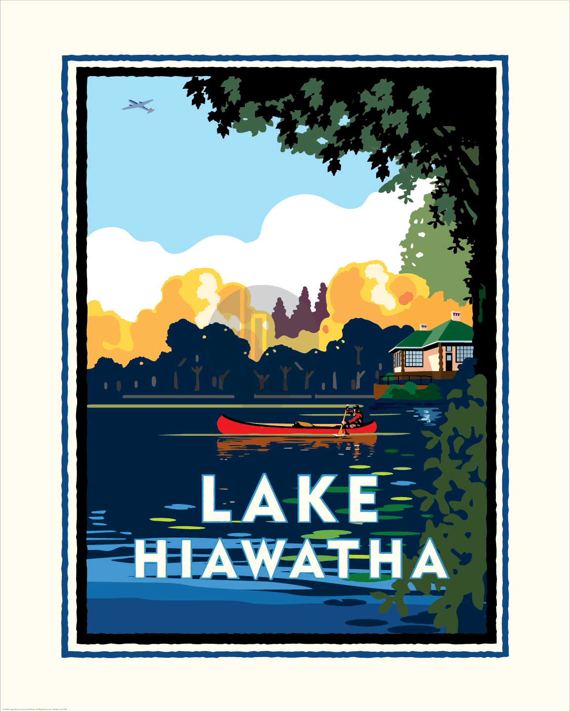 Lake Hiawatha — Folded Card