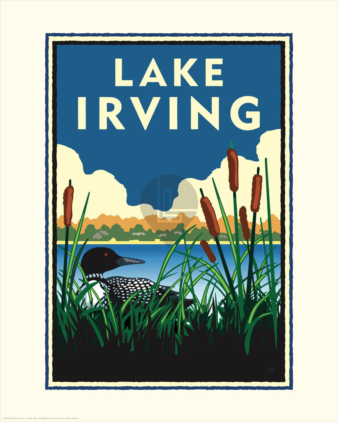 Lake Irving Bemidji — Folded Card