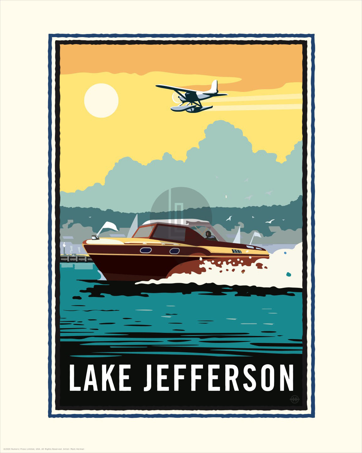Lake Jefferson Le Sueur — Folded Card