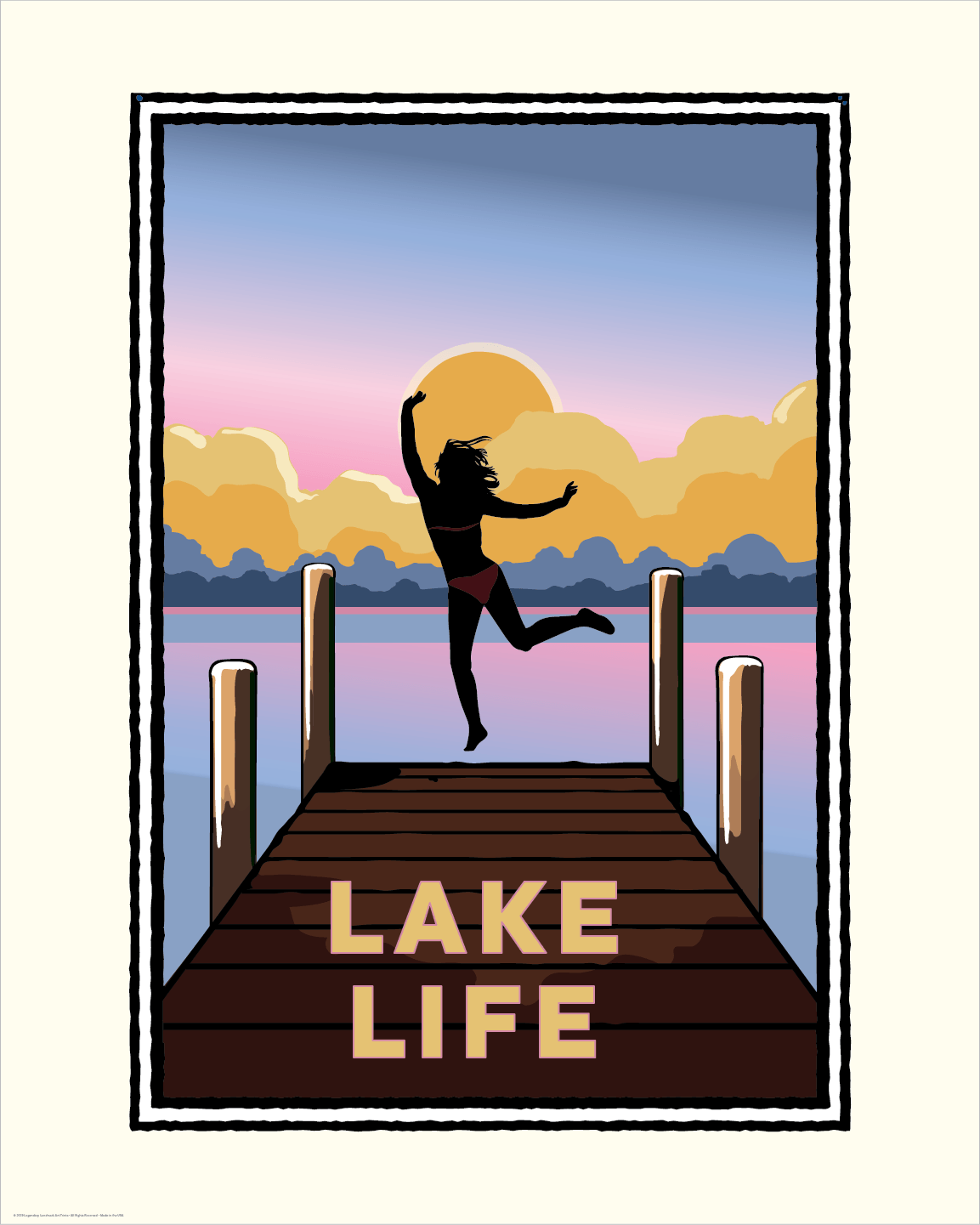 Landmark MI | Lake Life Art Print