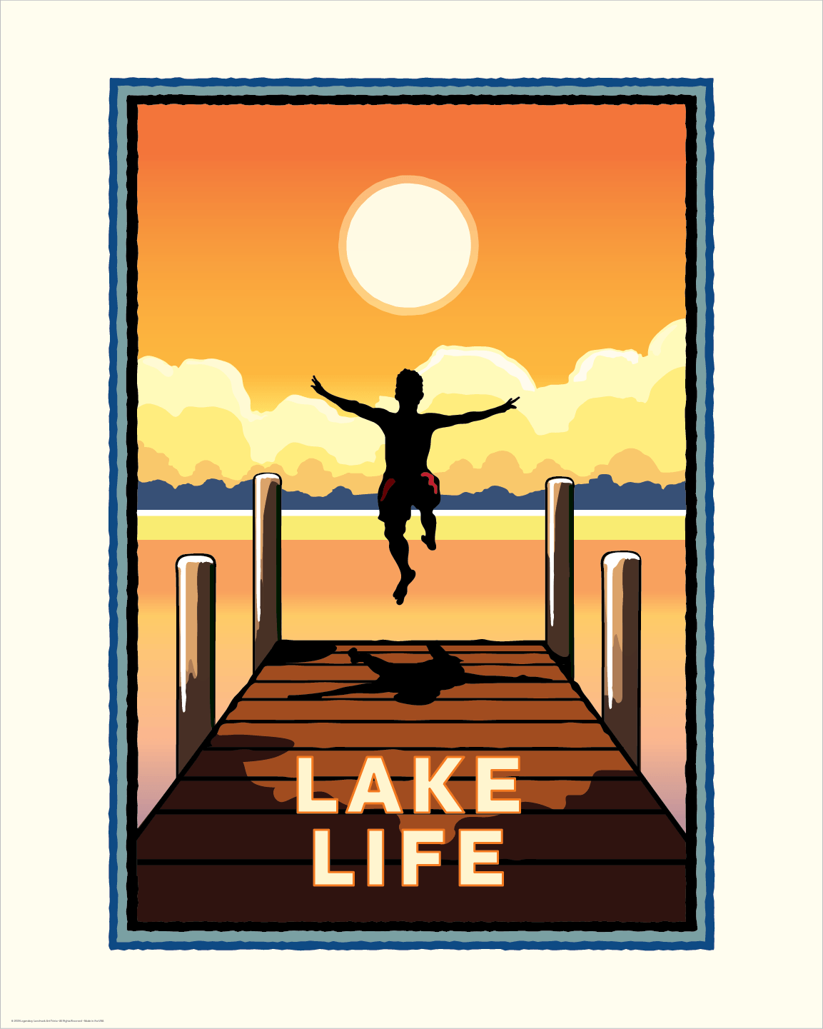 Lake Life — Wisconsin Art Print