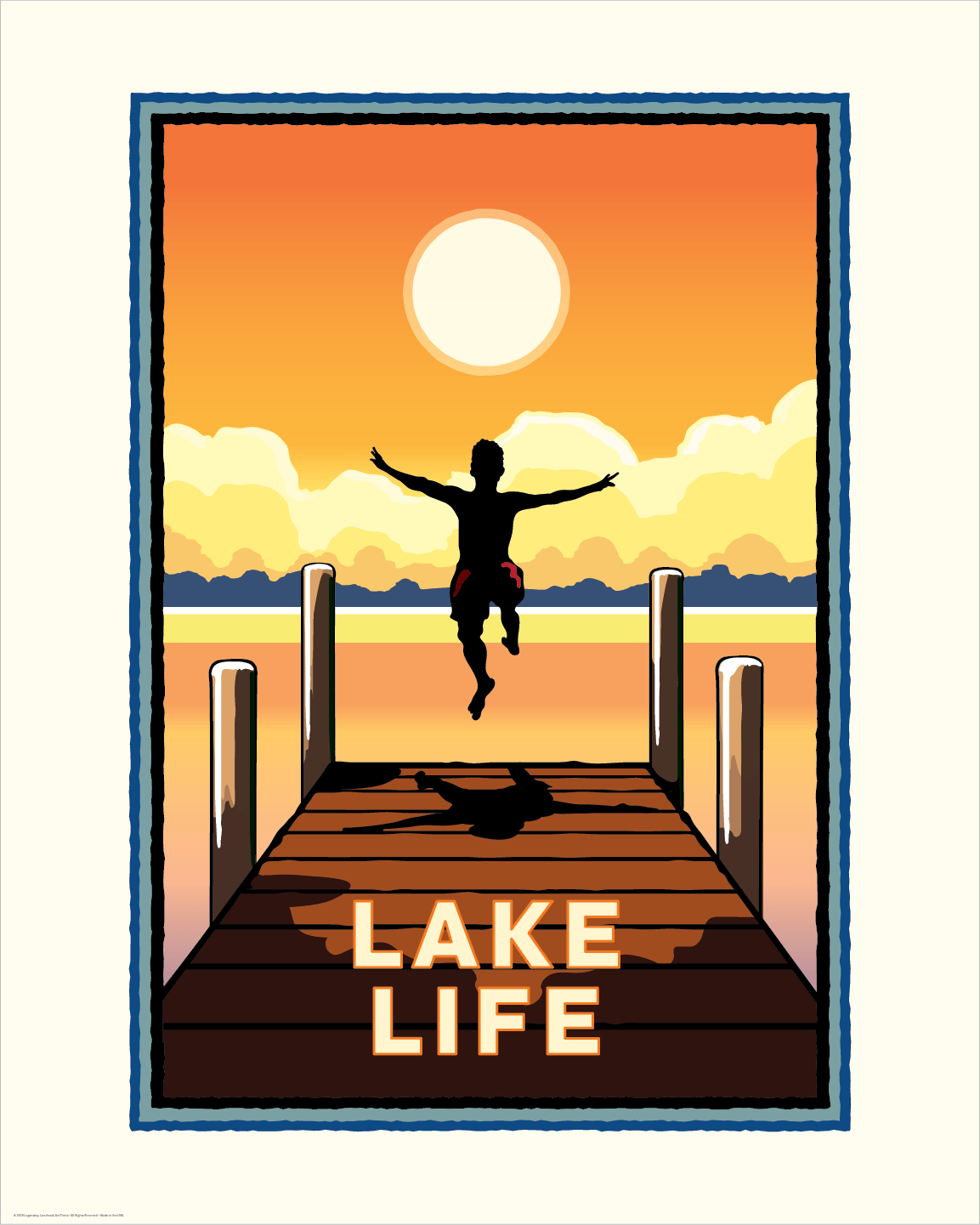 Landmark WI | Lake Life Art Print