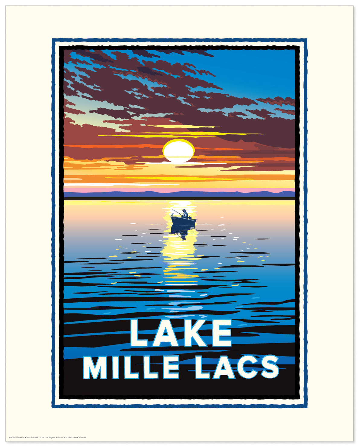 Lake Mille Lacs — Folded Card