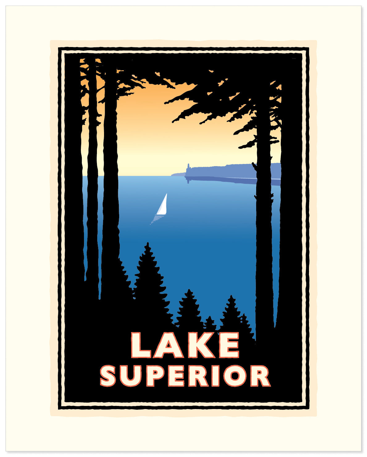 Lake Superior North Shore — Folded Card