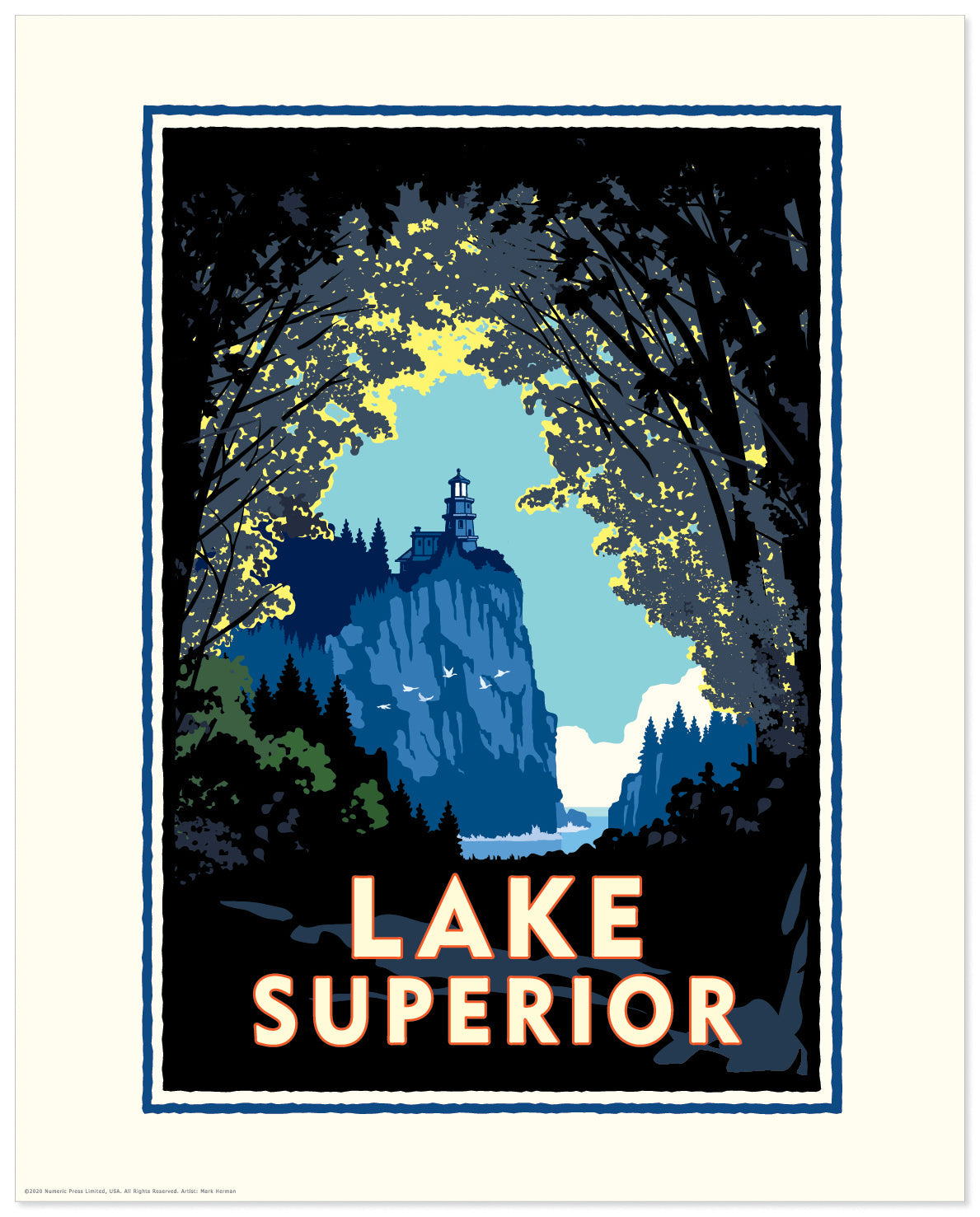 Lake Superior Woods — Folded Card
