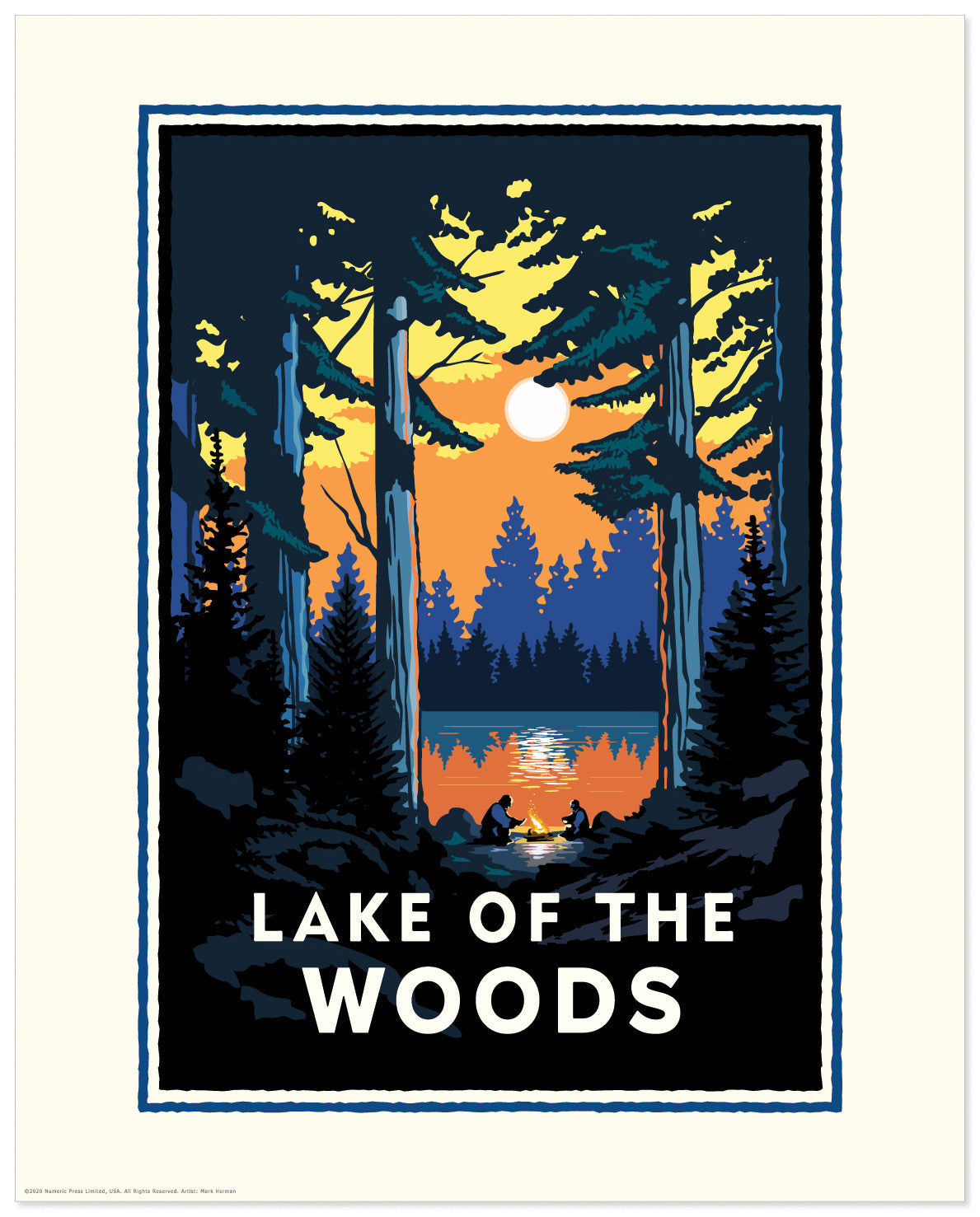 Lake of the Woods — Folded Card