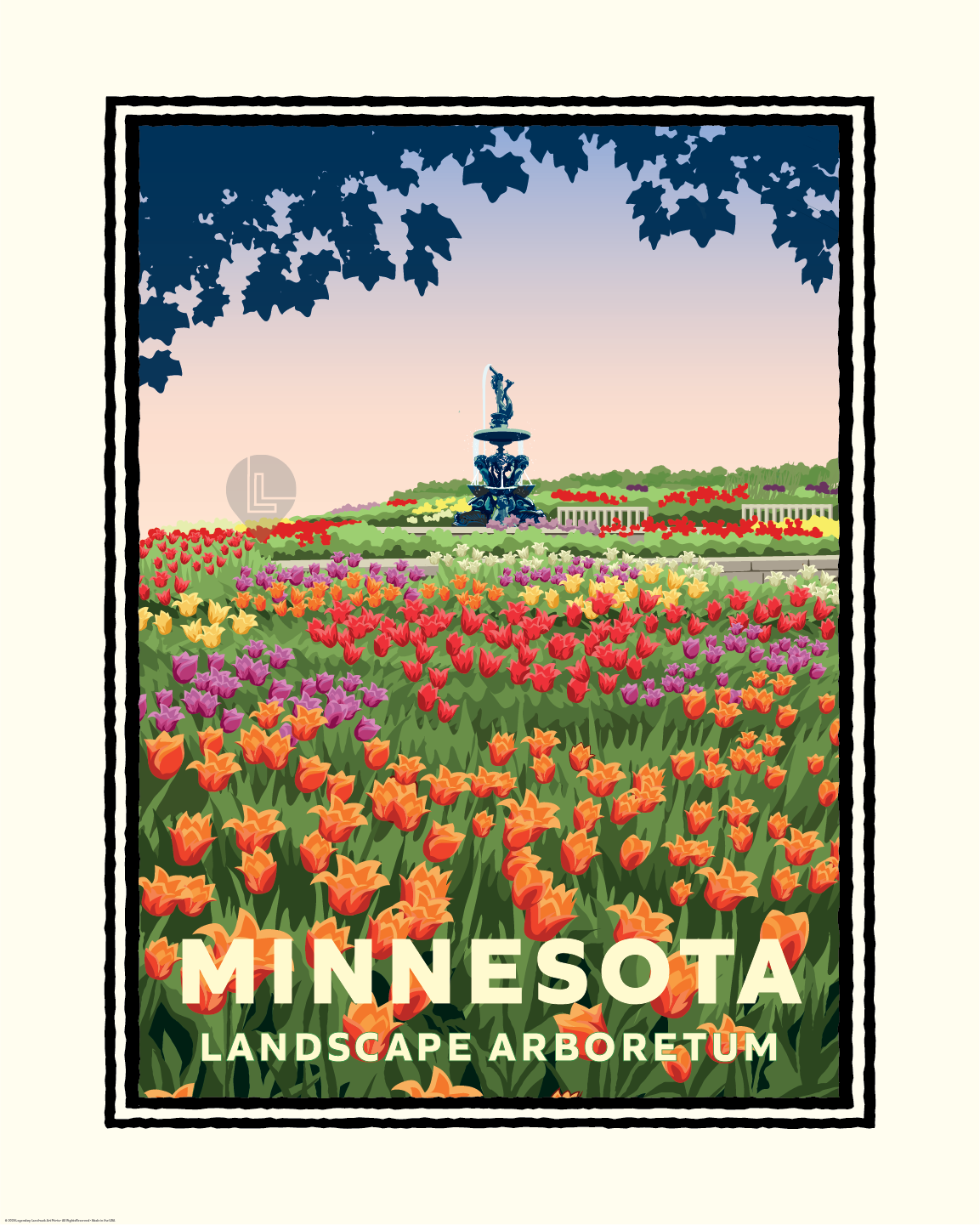 Landmark MN | Minnesota Landscape Arboretum Art Print