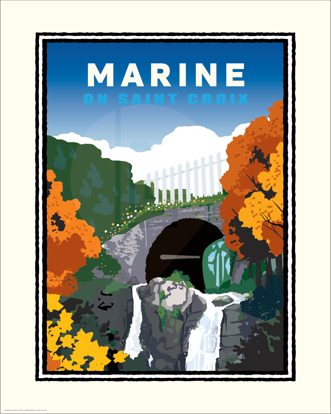 Marine on Saint Croix — Folded Card