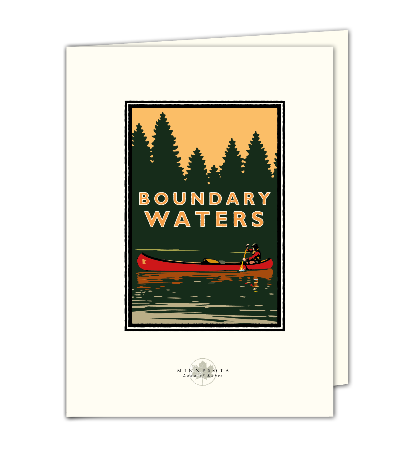 Landmark MN | Boundary Waters Winter Art Print