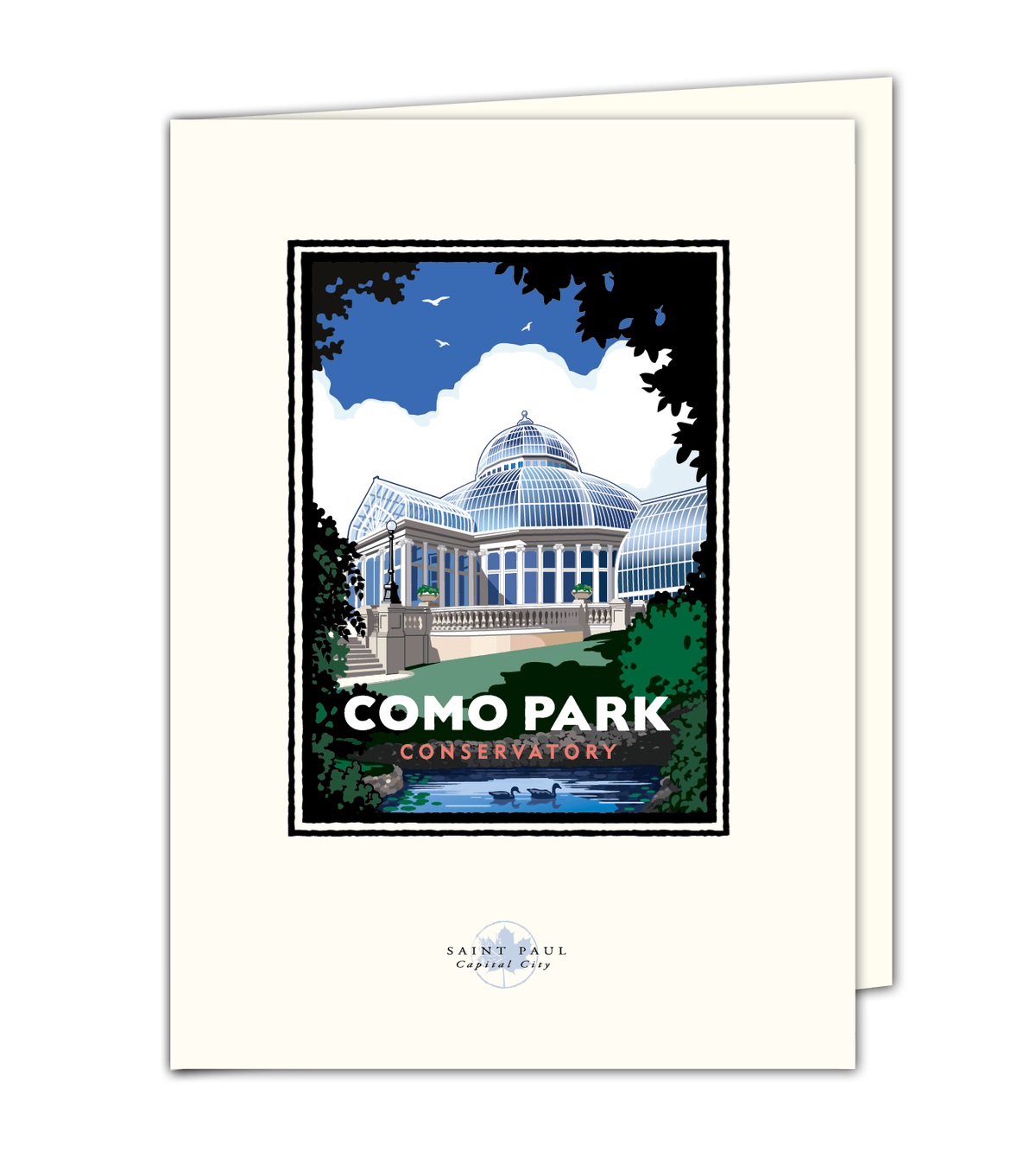 Landmark MN | Como Park Conservatory St Paul Art Print