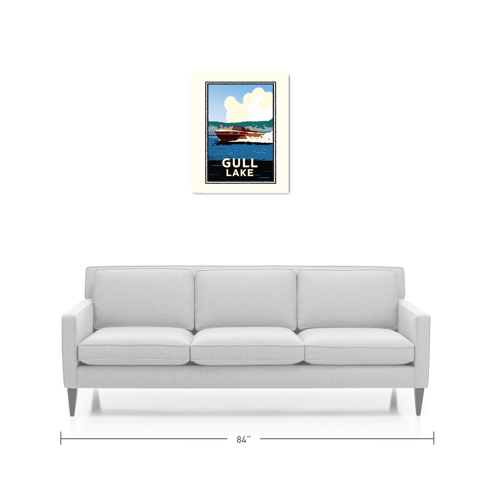 Landmark MN | Gull Lake Art Print