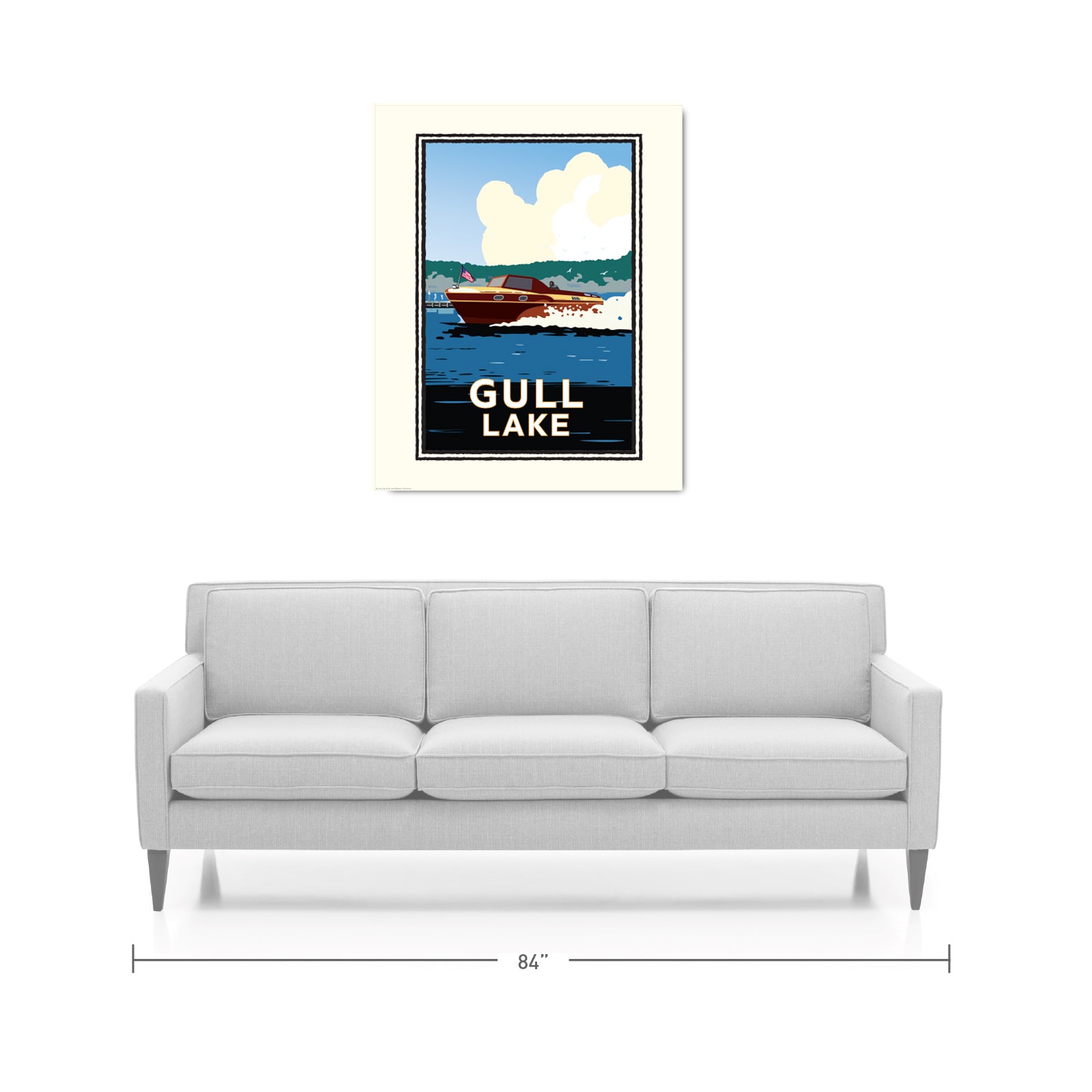 Landmark MN | Gull Lake Art Print