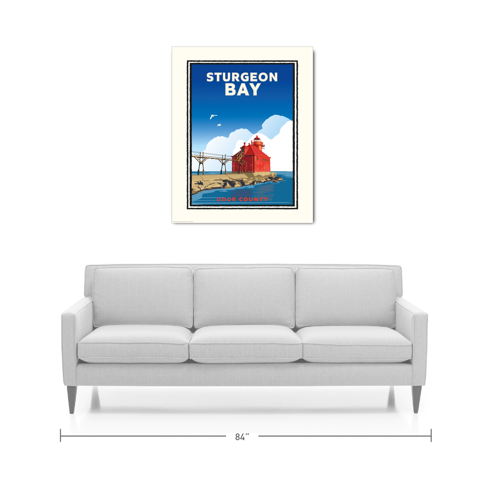 Landmark WI |  Sturgeon Bay Door County Art Print