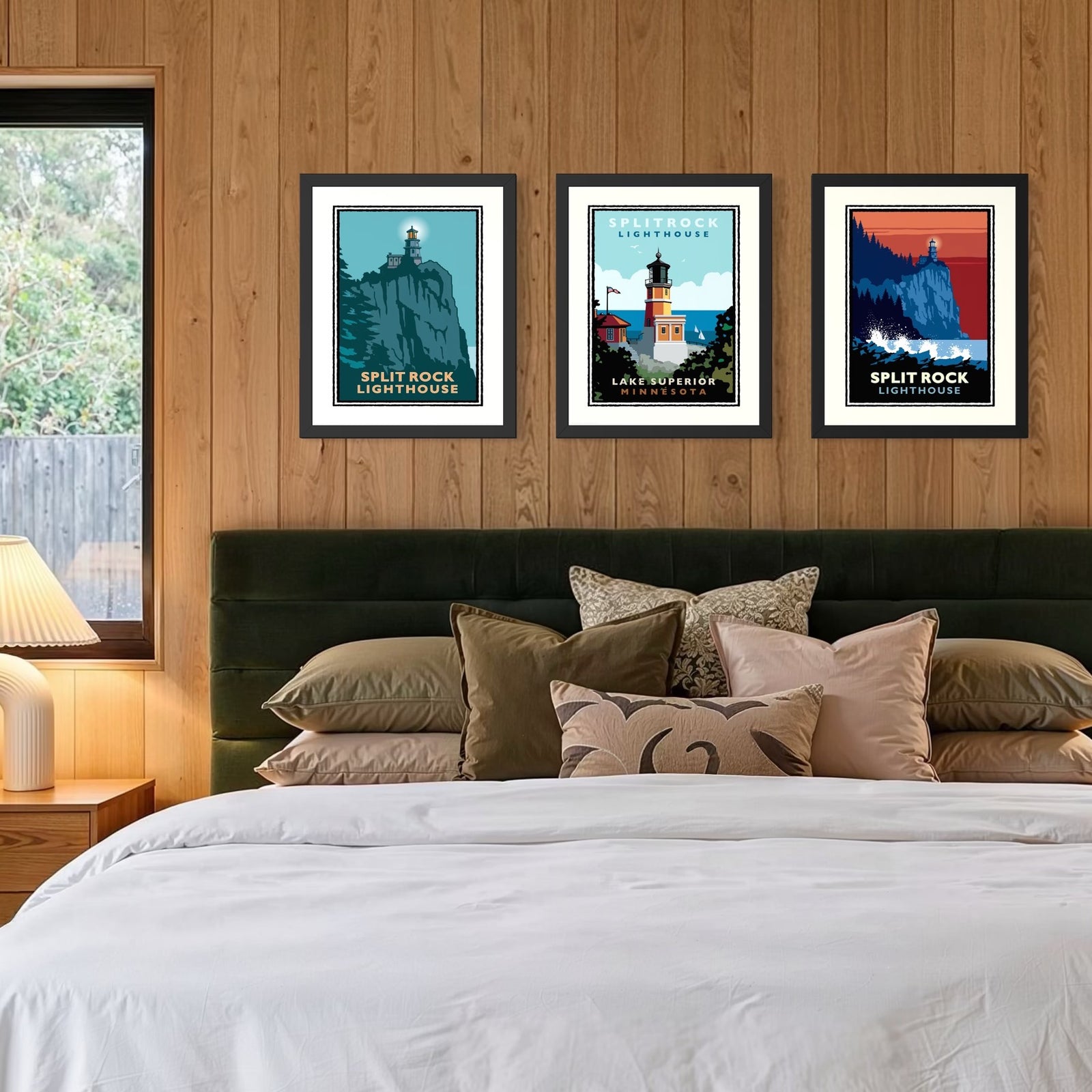 Split Rock Lighthouse Art – Set of 3 Prints