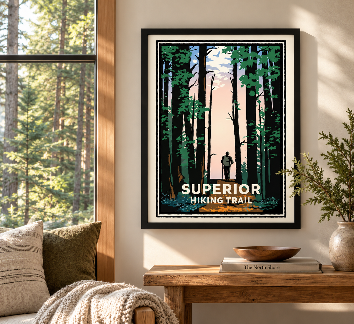 Superior Hiking Trail — Minnesota Art Print