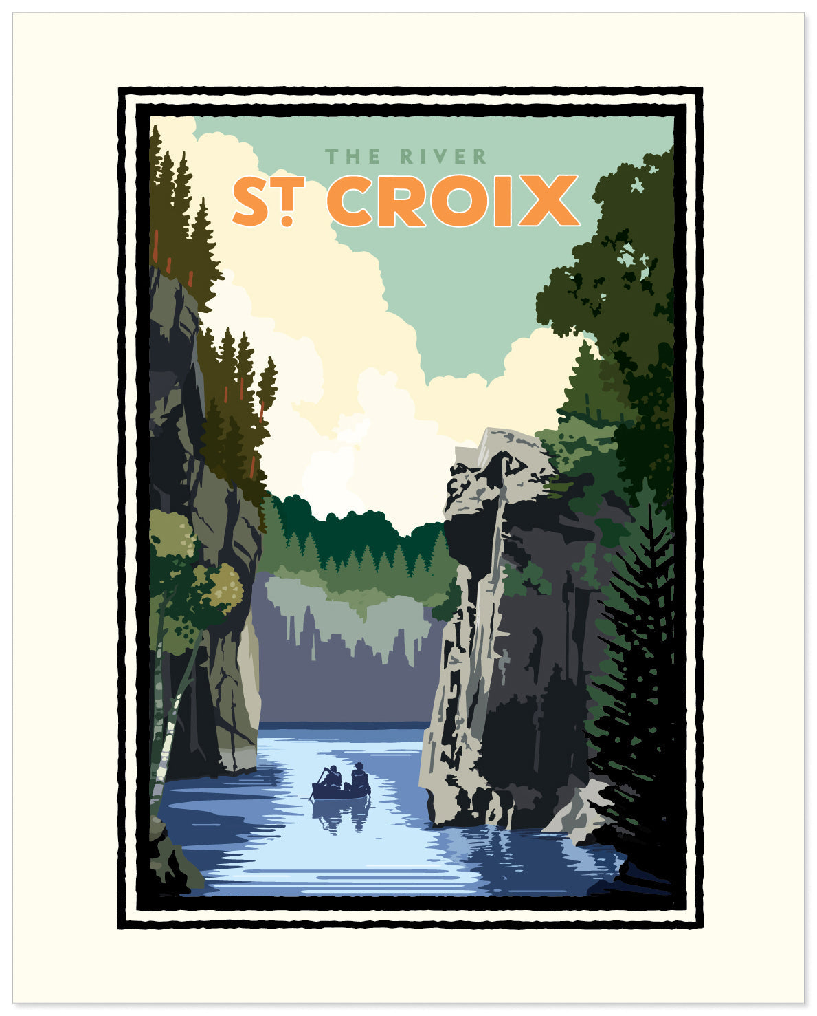 St. Croix the River — Folded Card