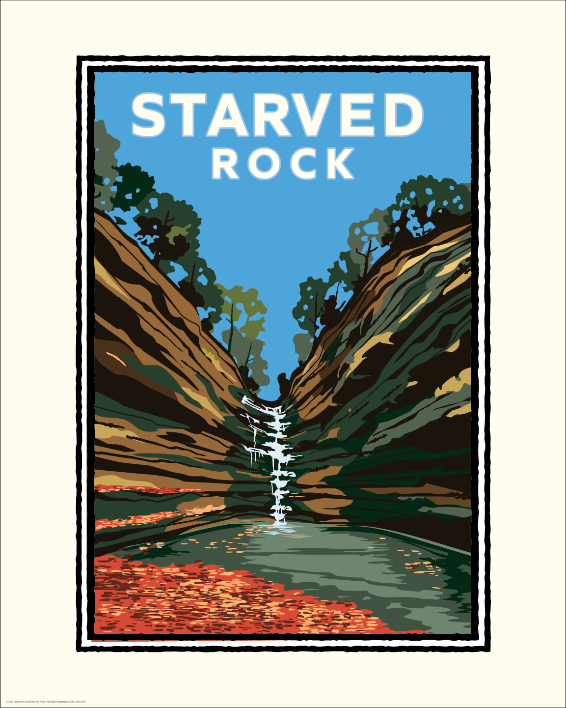 Starved Rock State Park — Illinois Art Print