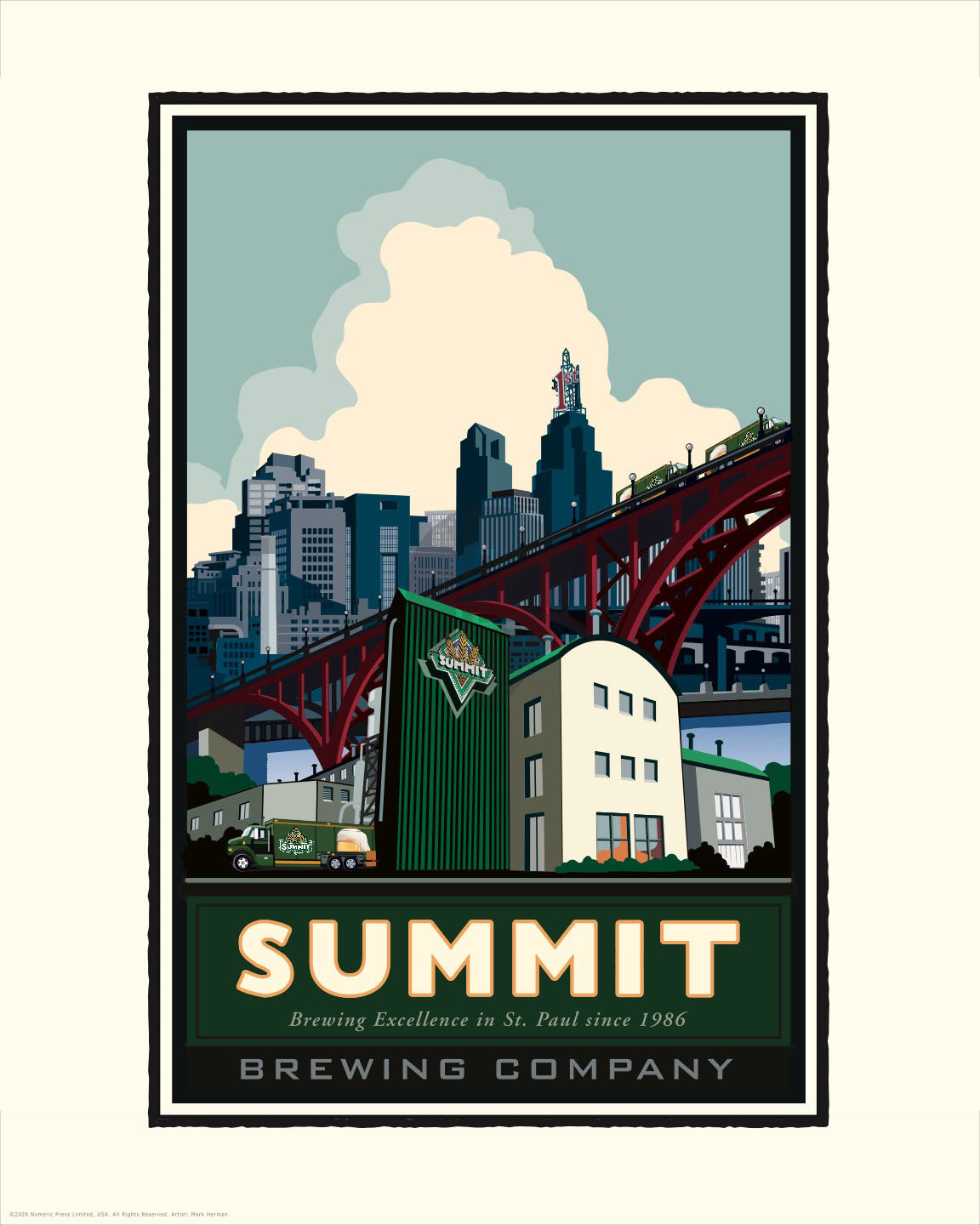 Summit Brewing Company Highbridge — Folded Card