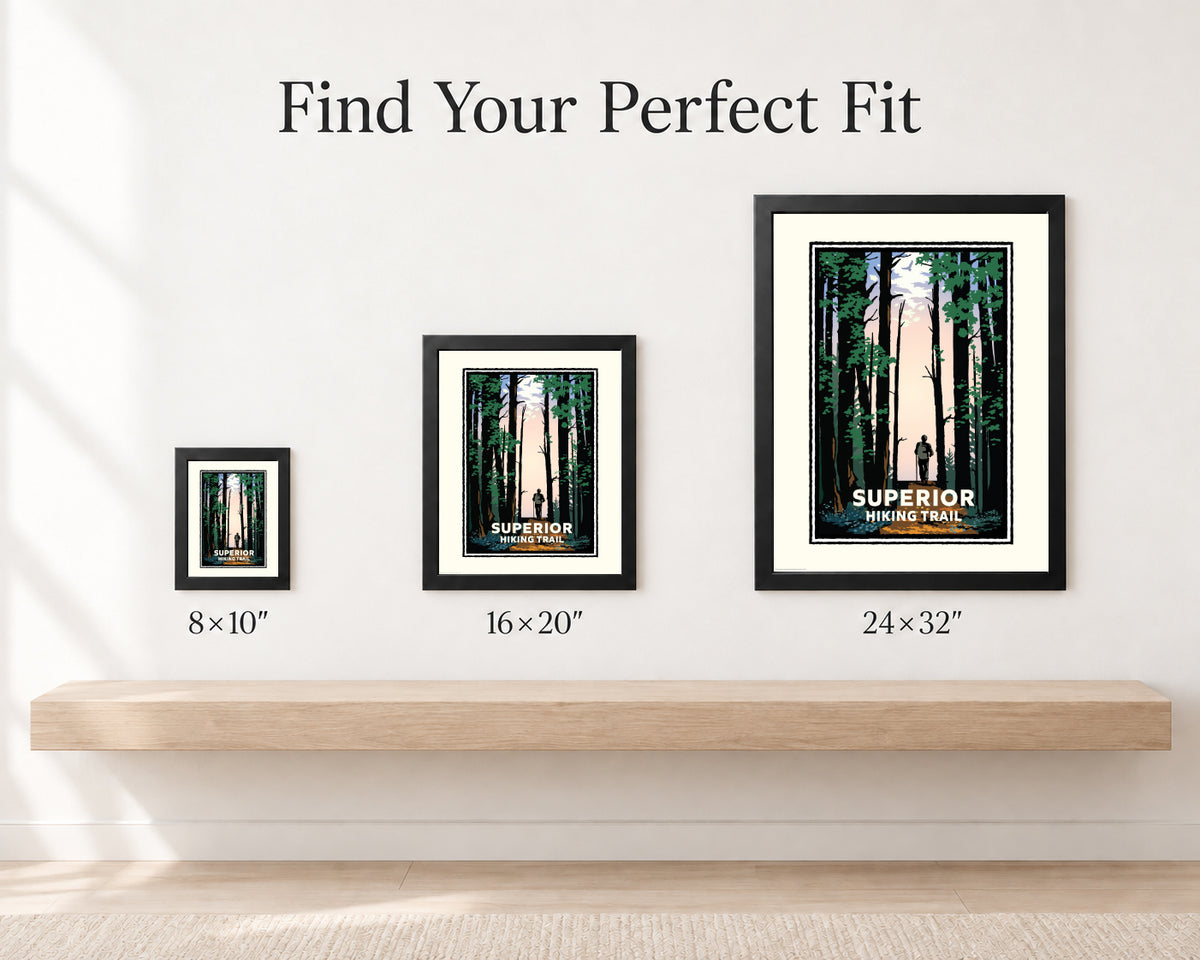 Superior Hiking Trail — Minnesota Art Print