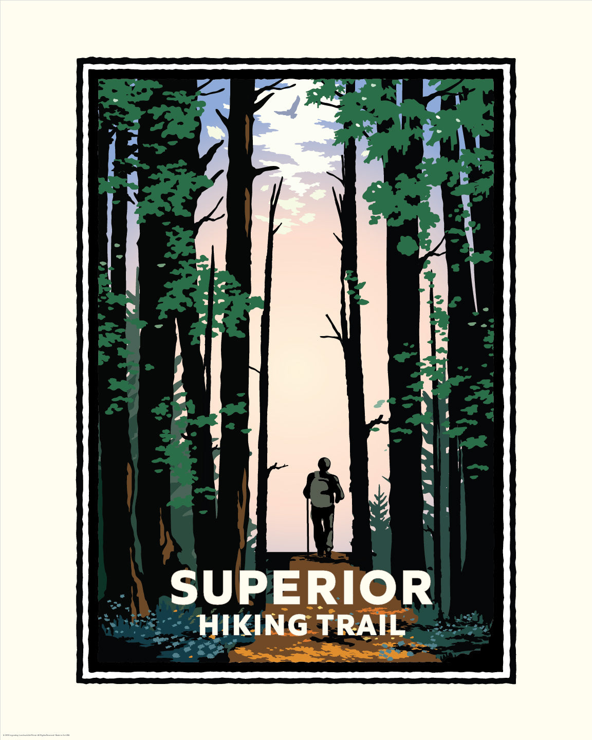 Superior Hiking Trail — Minnesota Art Print