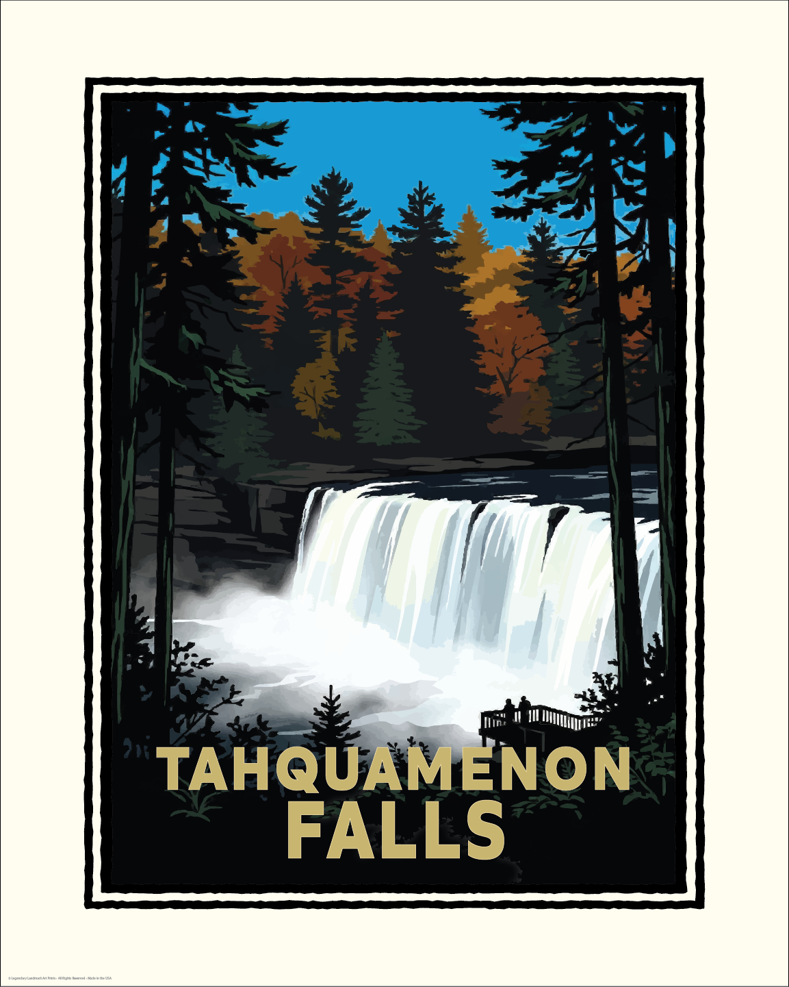 Tahquamenon Falls – Michigan Upper Peninsula Art Print