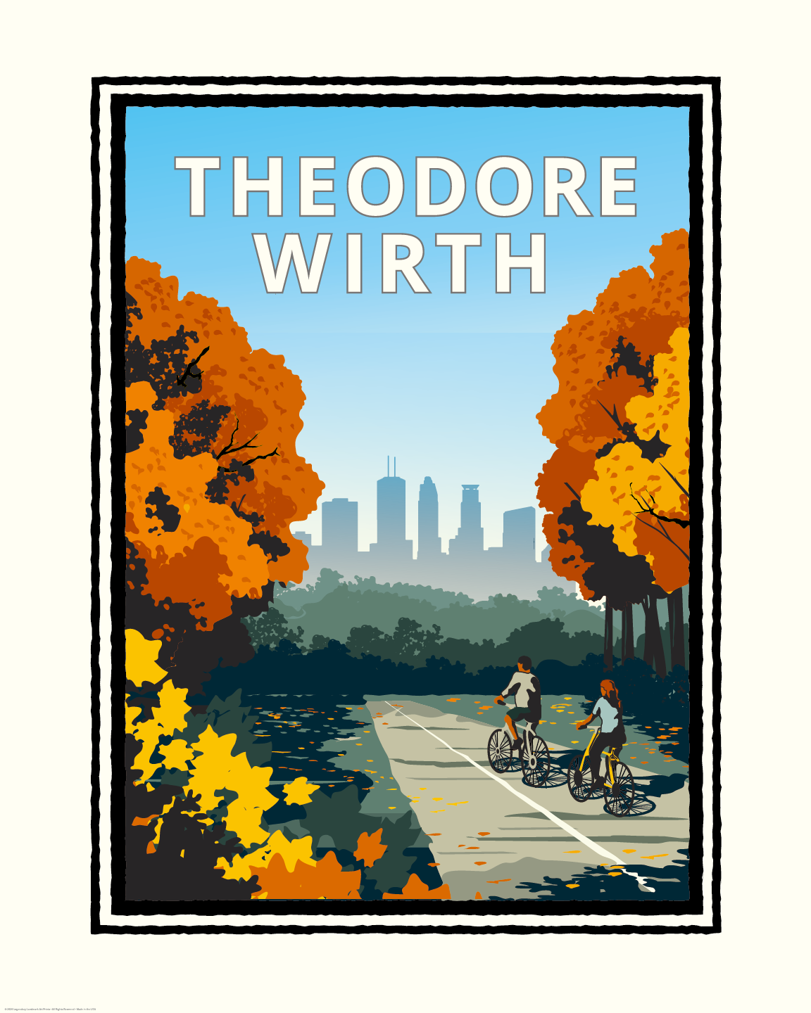Theodore Wirth Park — Folded Card