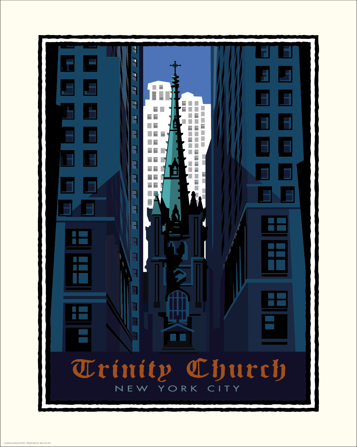 Trinity Church — New York Art Print