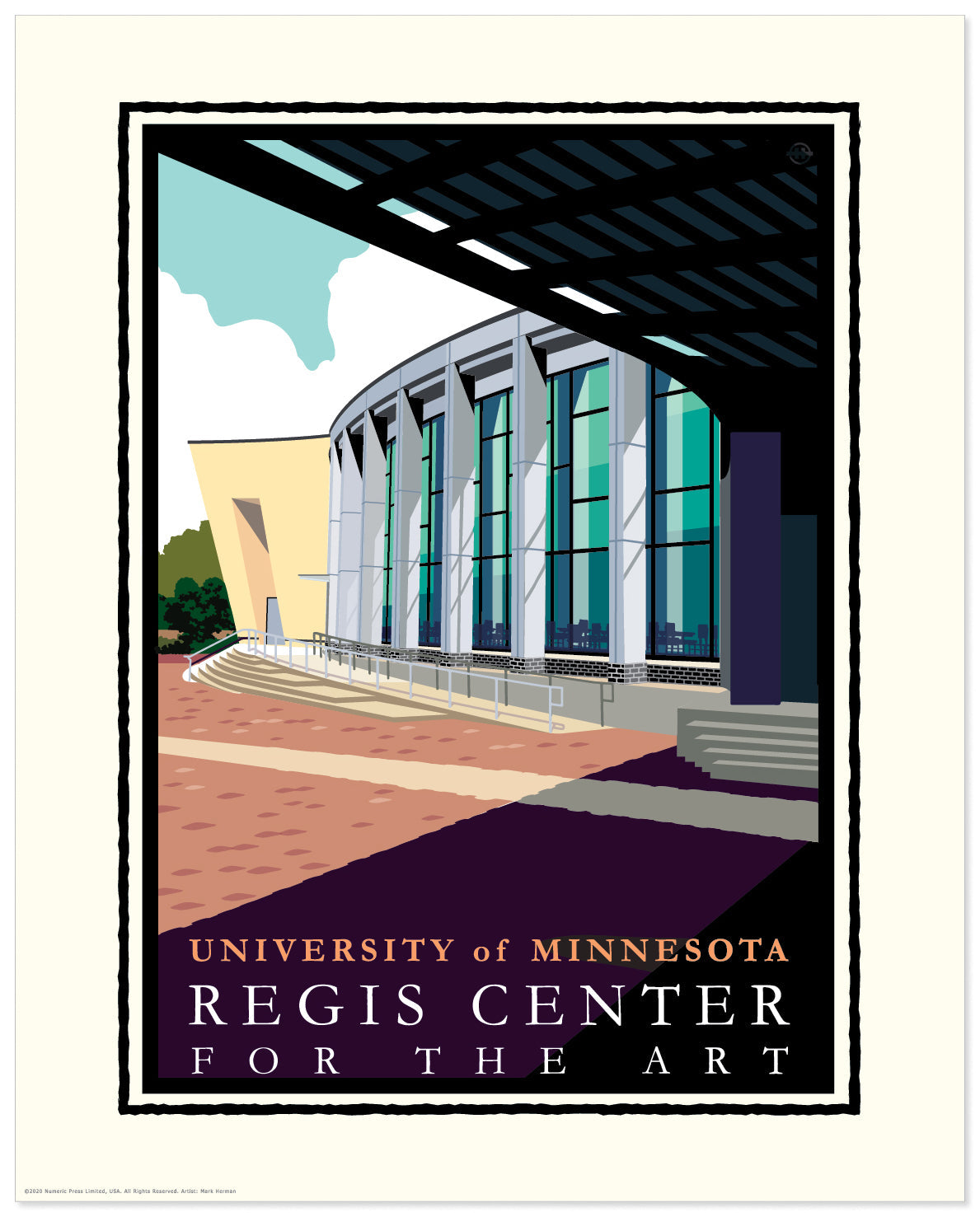 University of Minnesota CLA Regis Center for Art — Folded Card