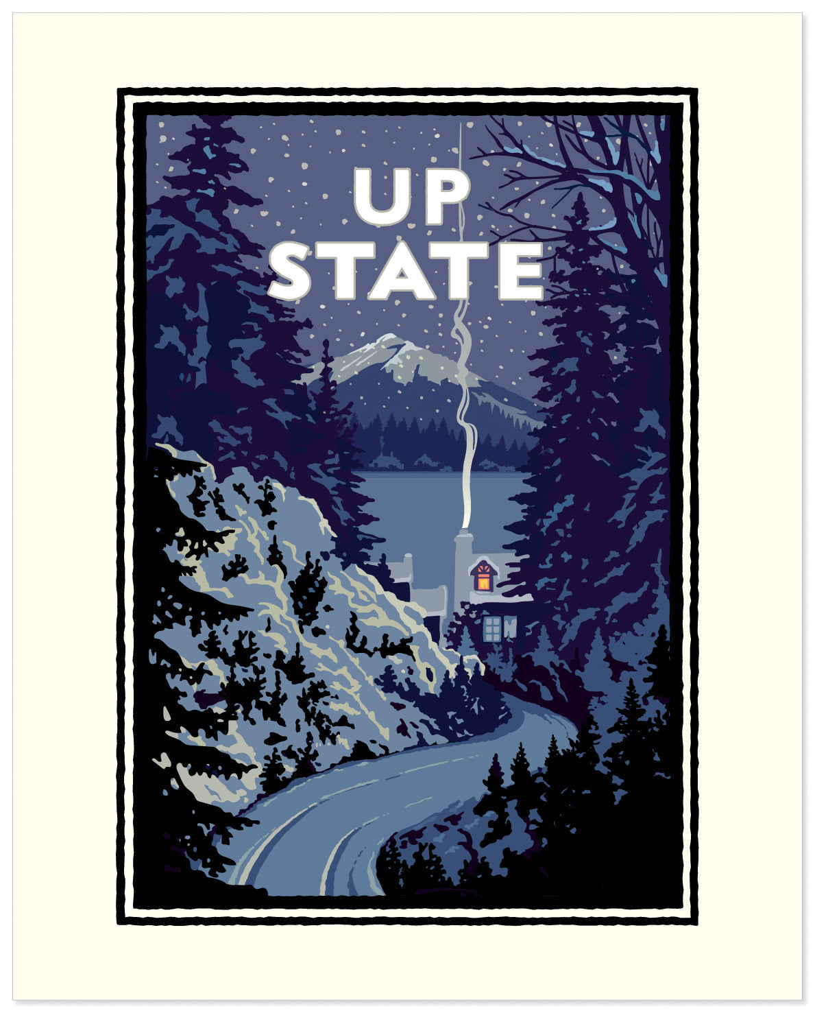 Up State — New York Art Print