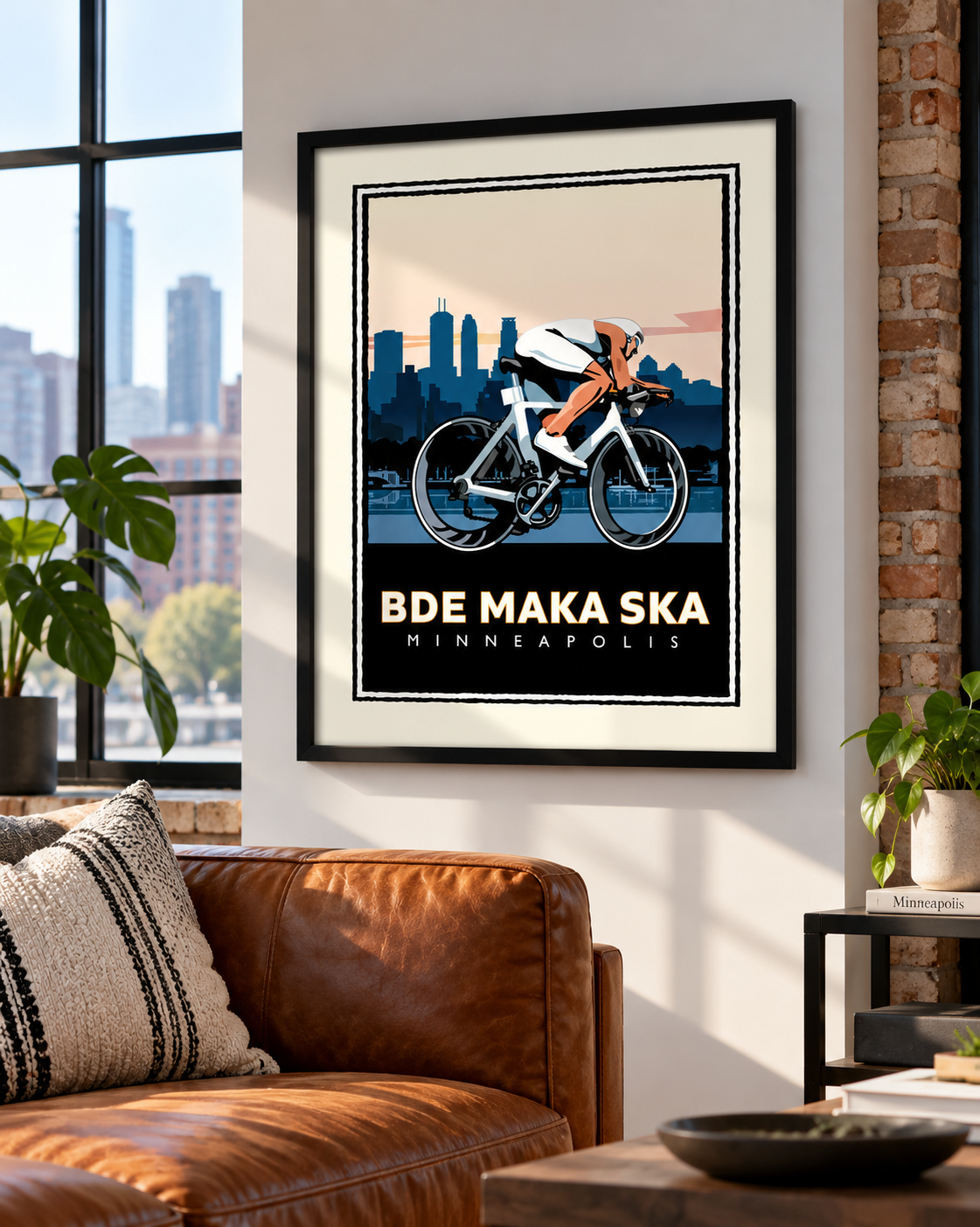 Bde Maka Ska Cycle Minneapolis — Minnesota Art Print