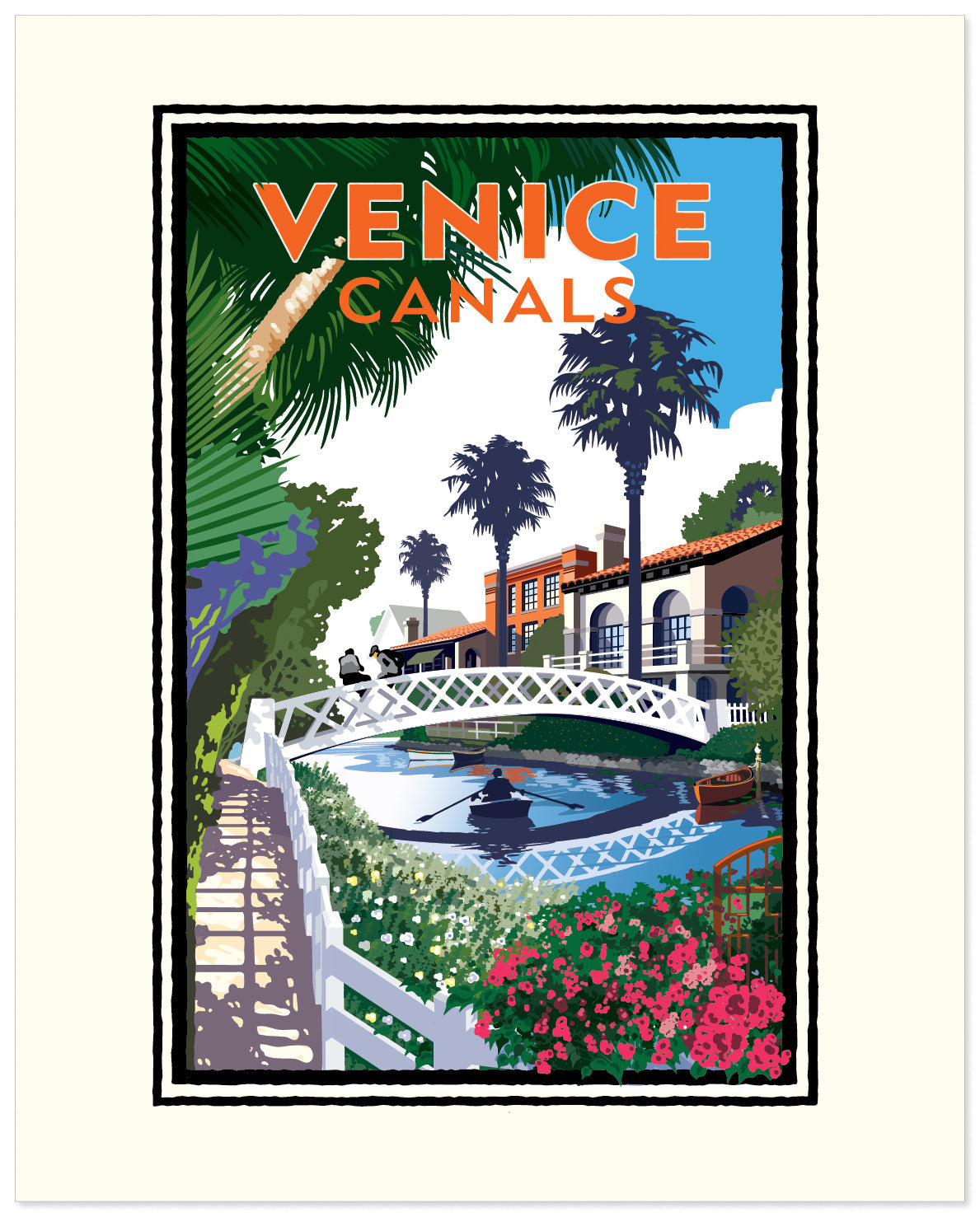 Venice Canals — California Art Print