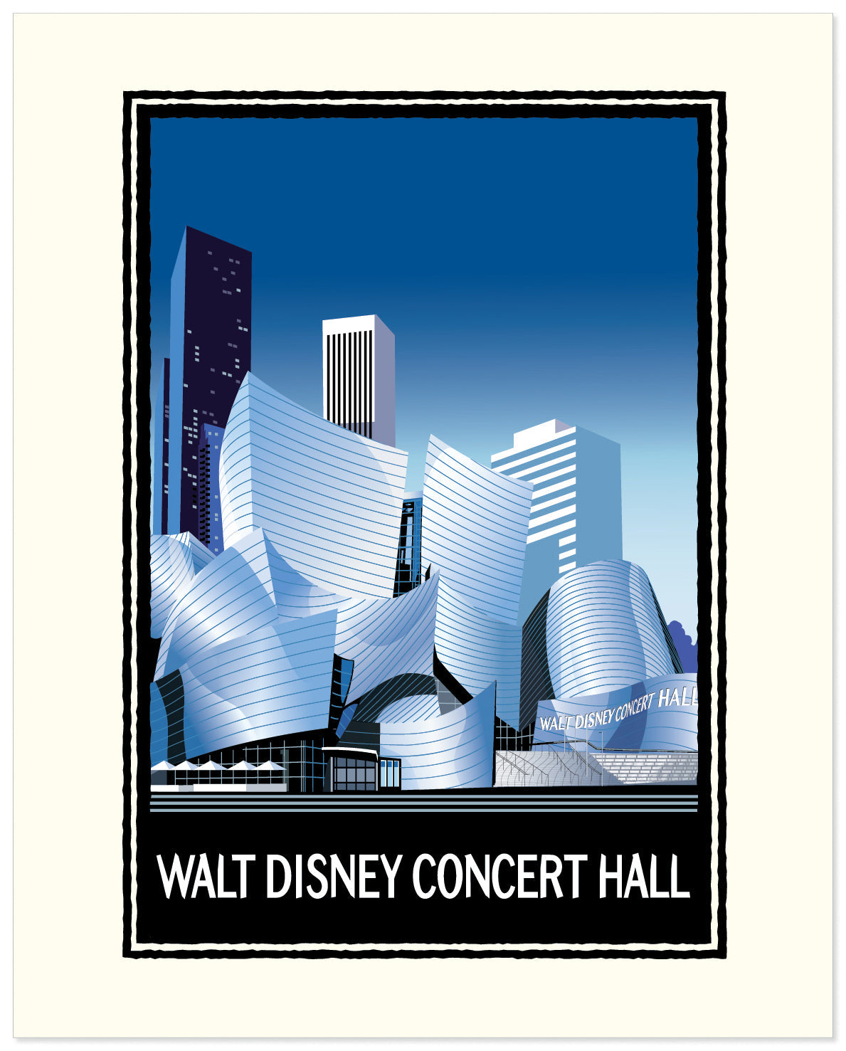 Walt Disney Concert Hall — California Art Print