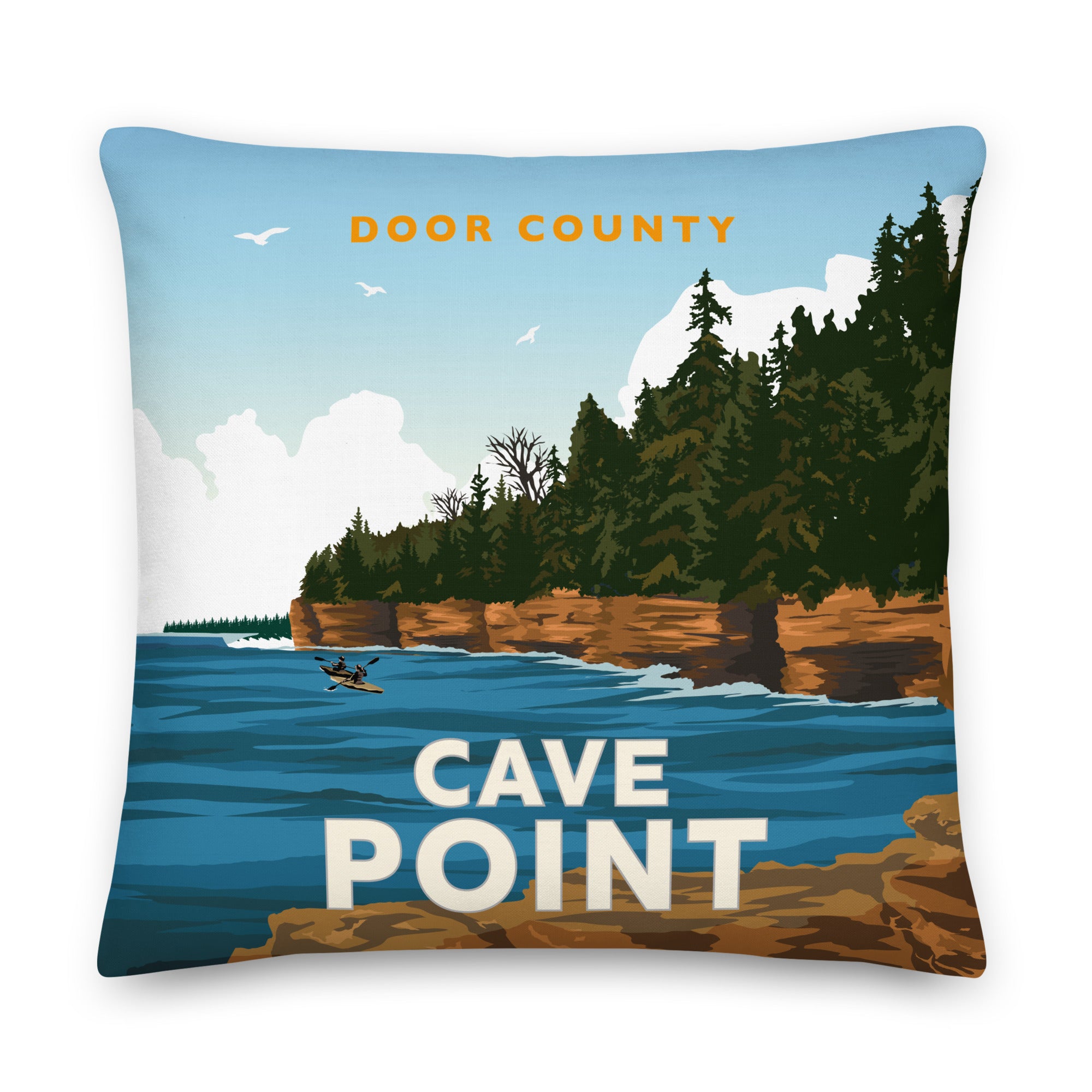 Landmark WI | Cave Point Premium Pillow