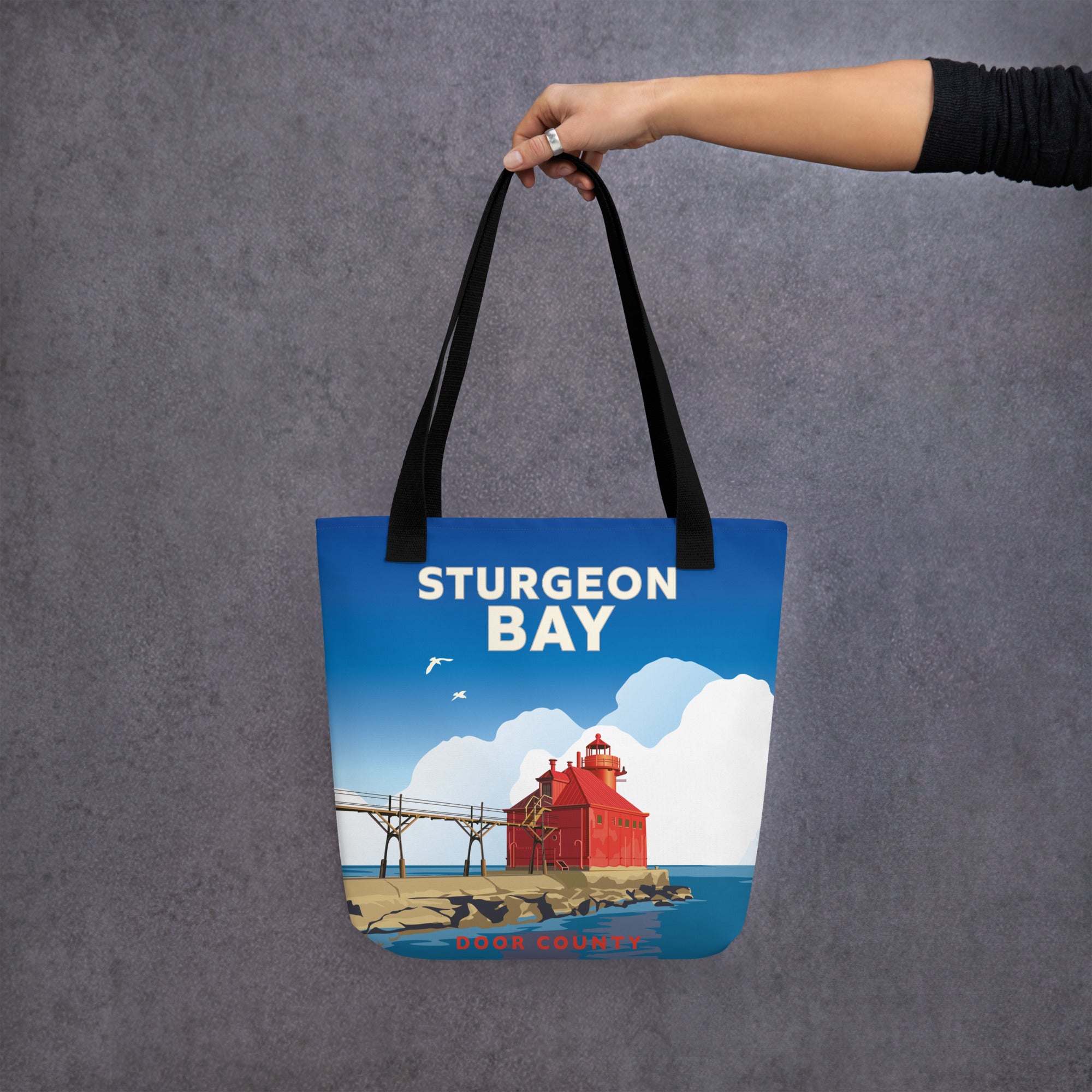 Landmark WI | Sturgeon Bay Tote bag