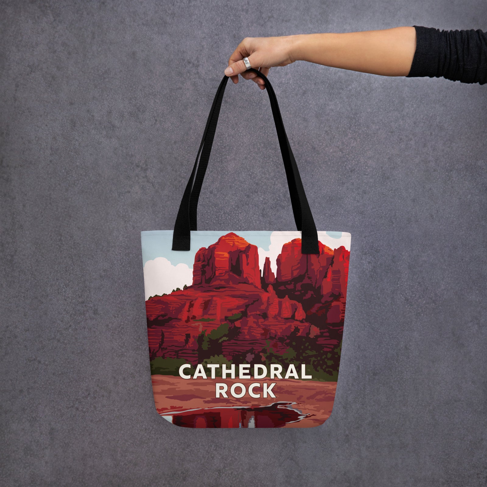 Landmark AZ | Cathedral Rock tote bag