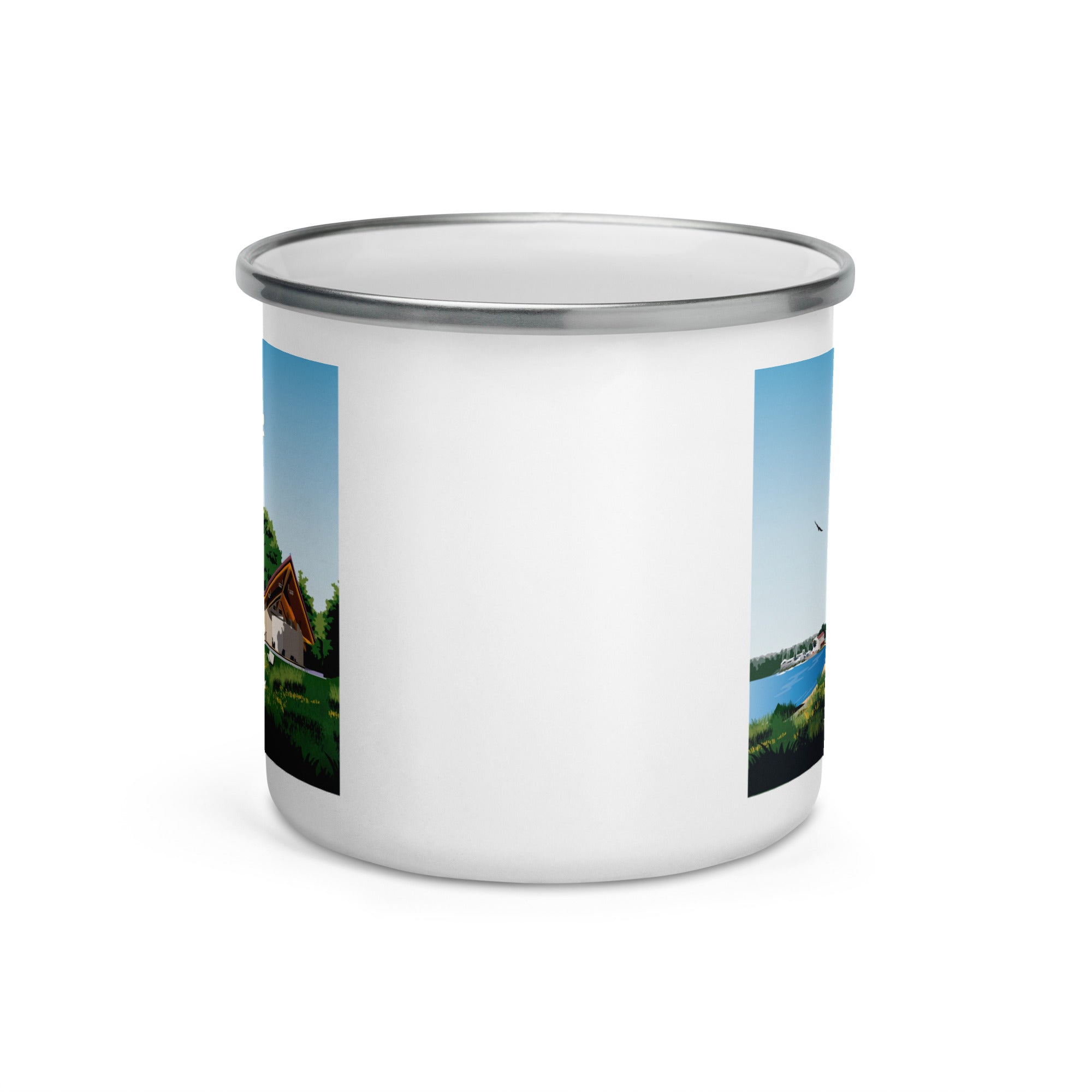 Landmark WI | Sister Bay Enamel Mug