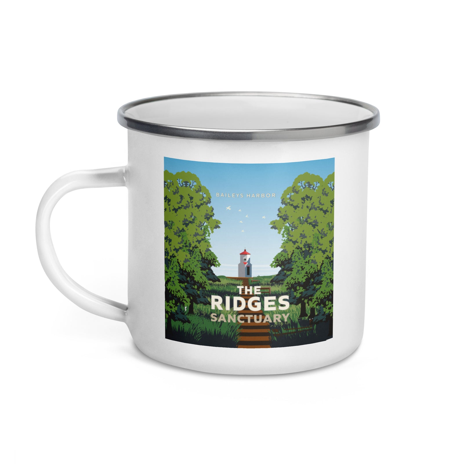 Landmark WI | The Ridges Enamel Mug