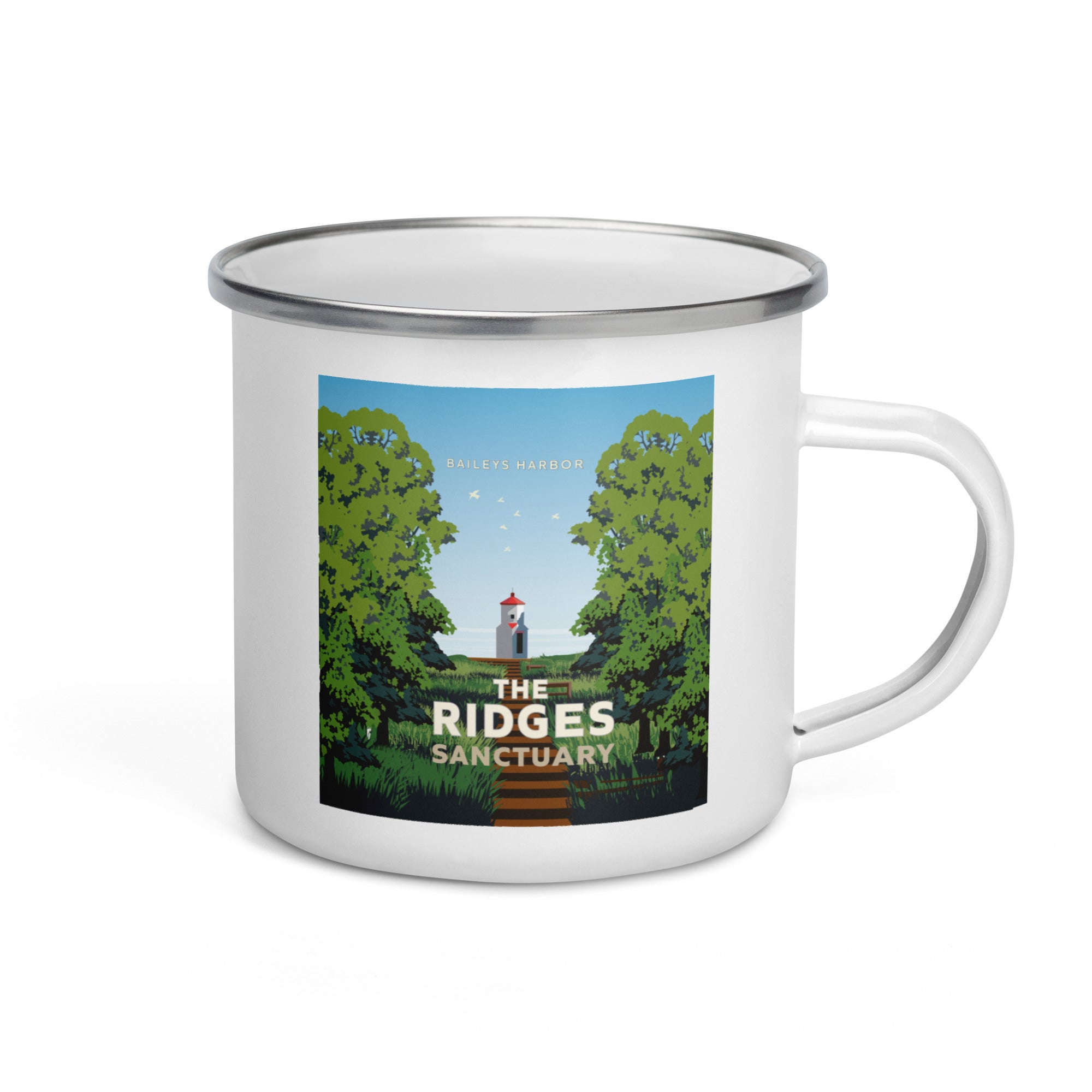 Landmark WI | The Ridges Enamel Mug