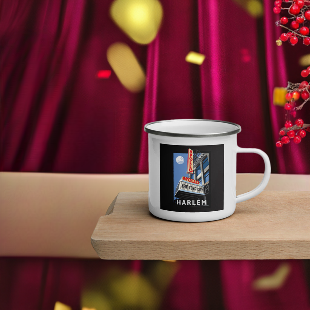 Landmark NY | NYC Apollo Theater Enamel Camp  Mug