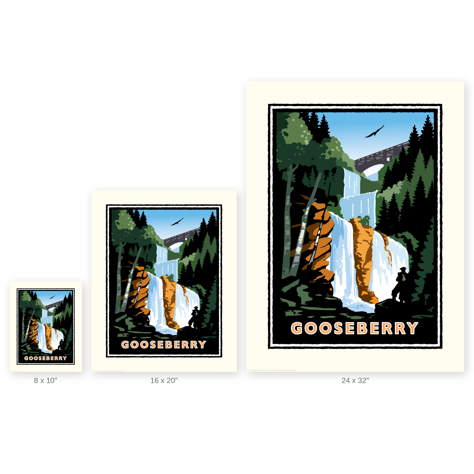 Cabin Life Bundle — Minnesota North Shore Art Print Set of 3