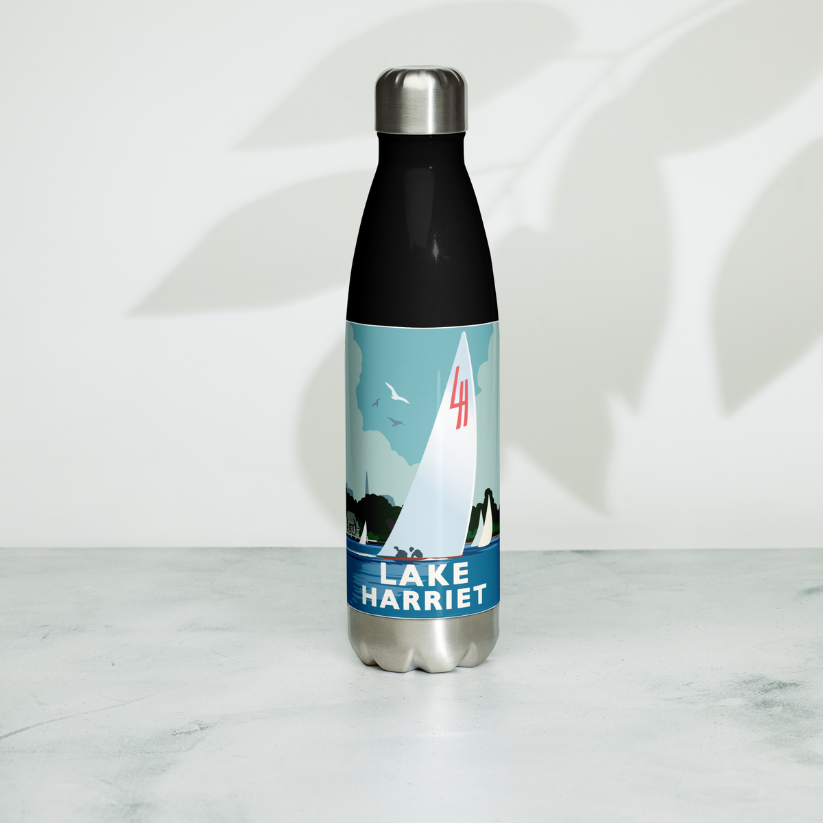 Landmark MN | Lake Harriet Sail Stainless Steel Water Bottle