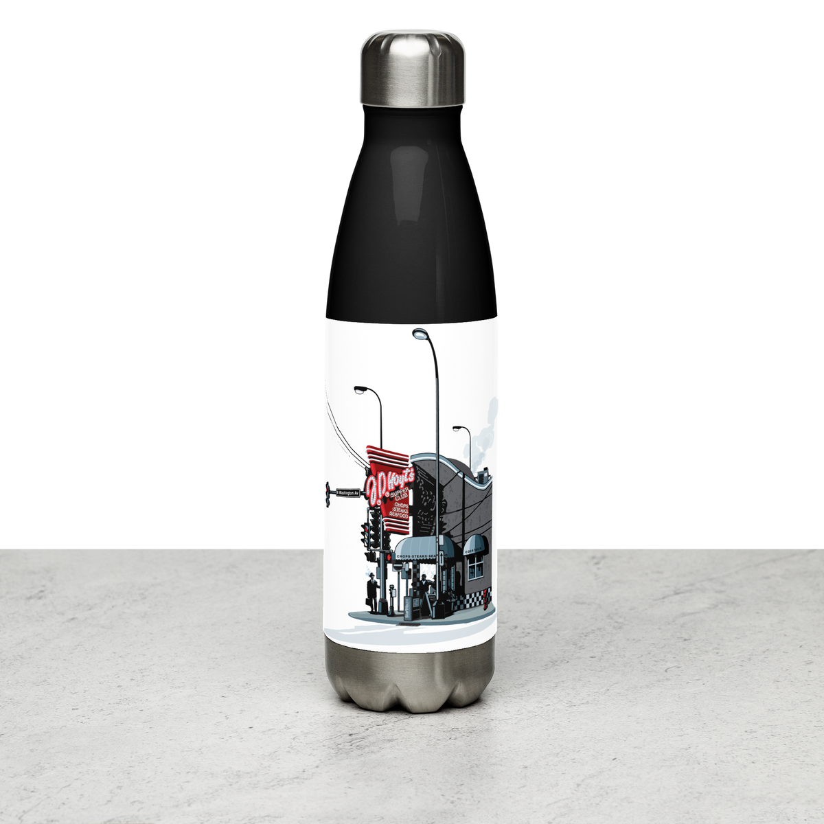 Landmark MN | JD Hoyt's Minneapolis Stainless Steel Water Bottle
