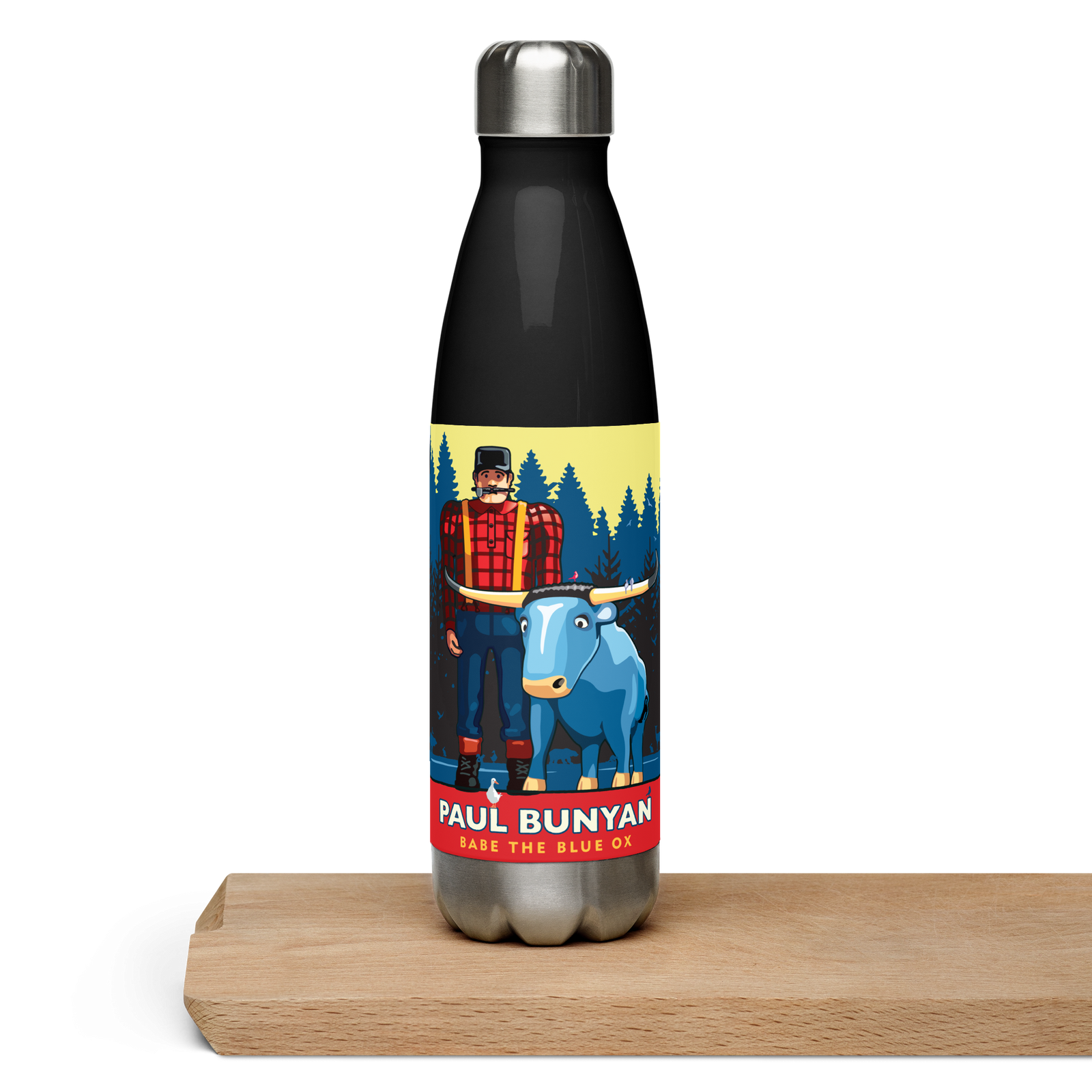 Landmark MN | Paul Bunyan Summer Stainless Steel Water Bottle
